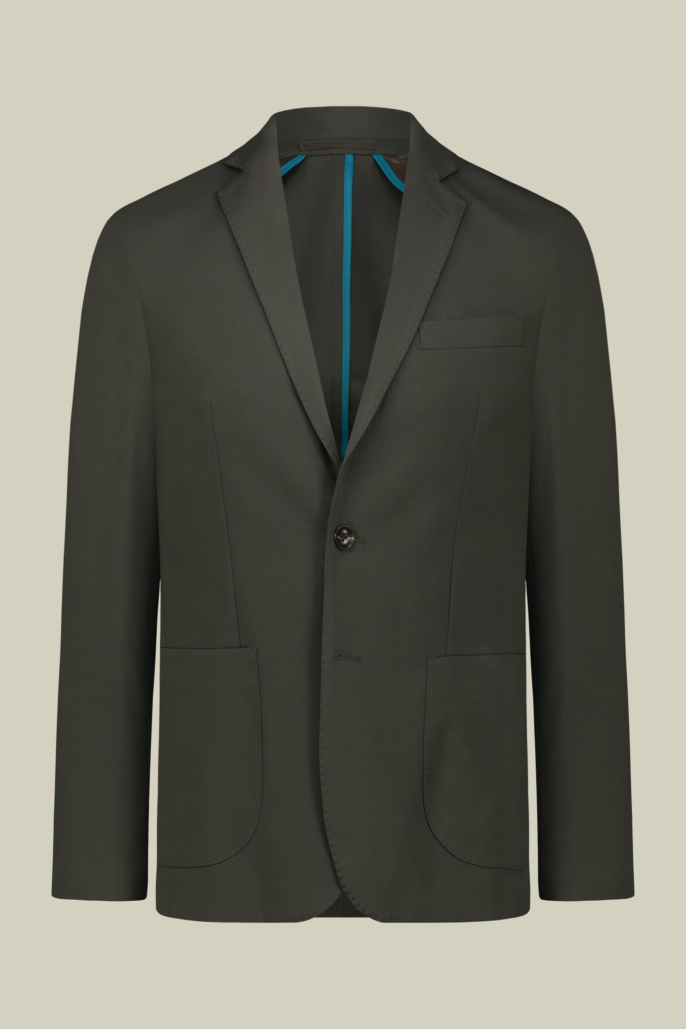 Herrenanzug, einreihig, aus Jersey-Stoff, Regular Fit image number 0