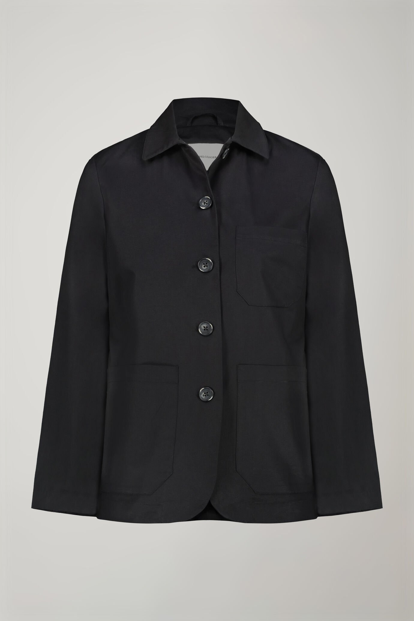 Damenblazer 100 % Baumwolle mit aufgesetzten Taschen in normaler Passform image number 4