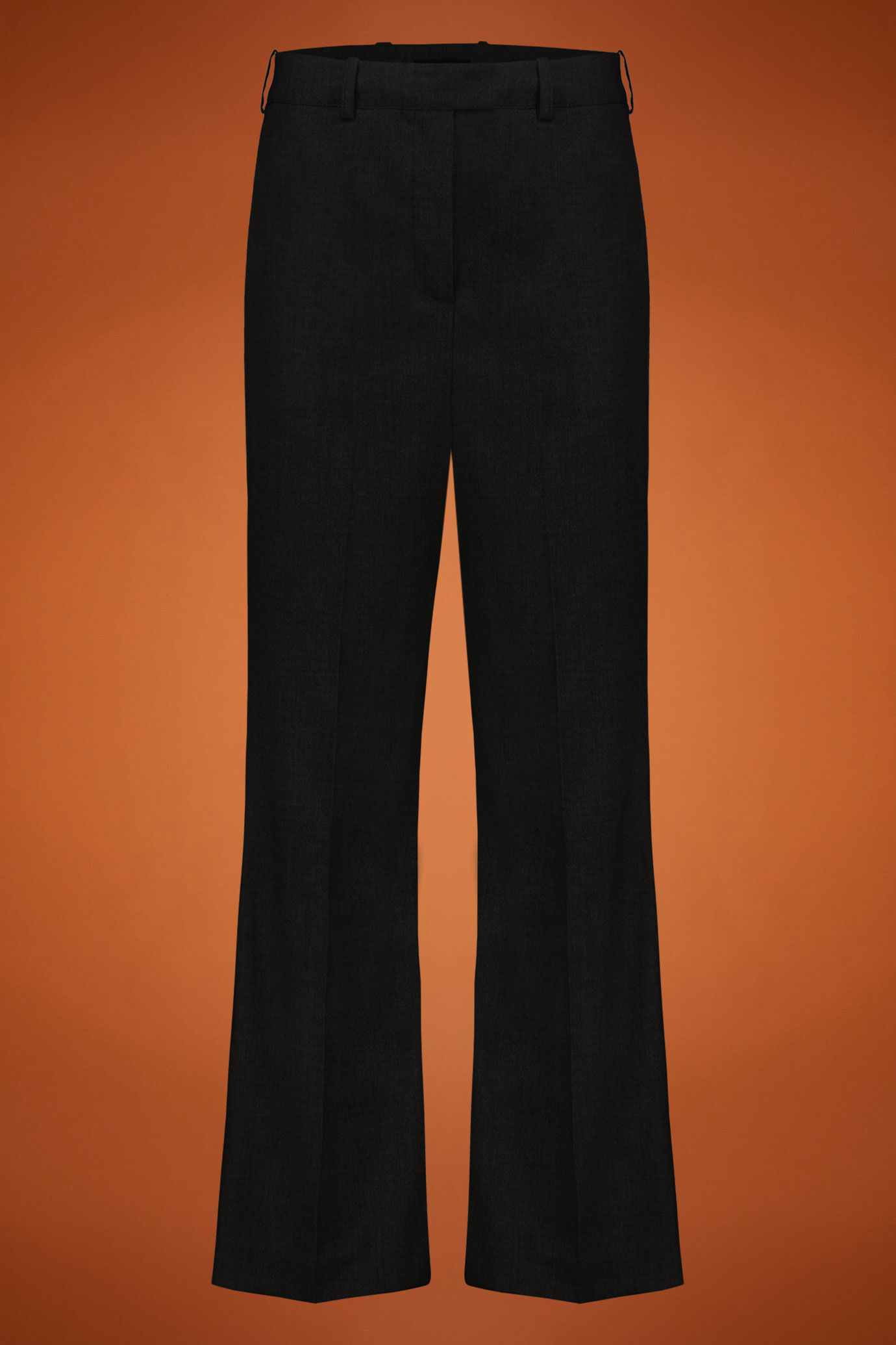 Pantalon femme en mélange de laine