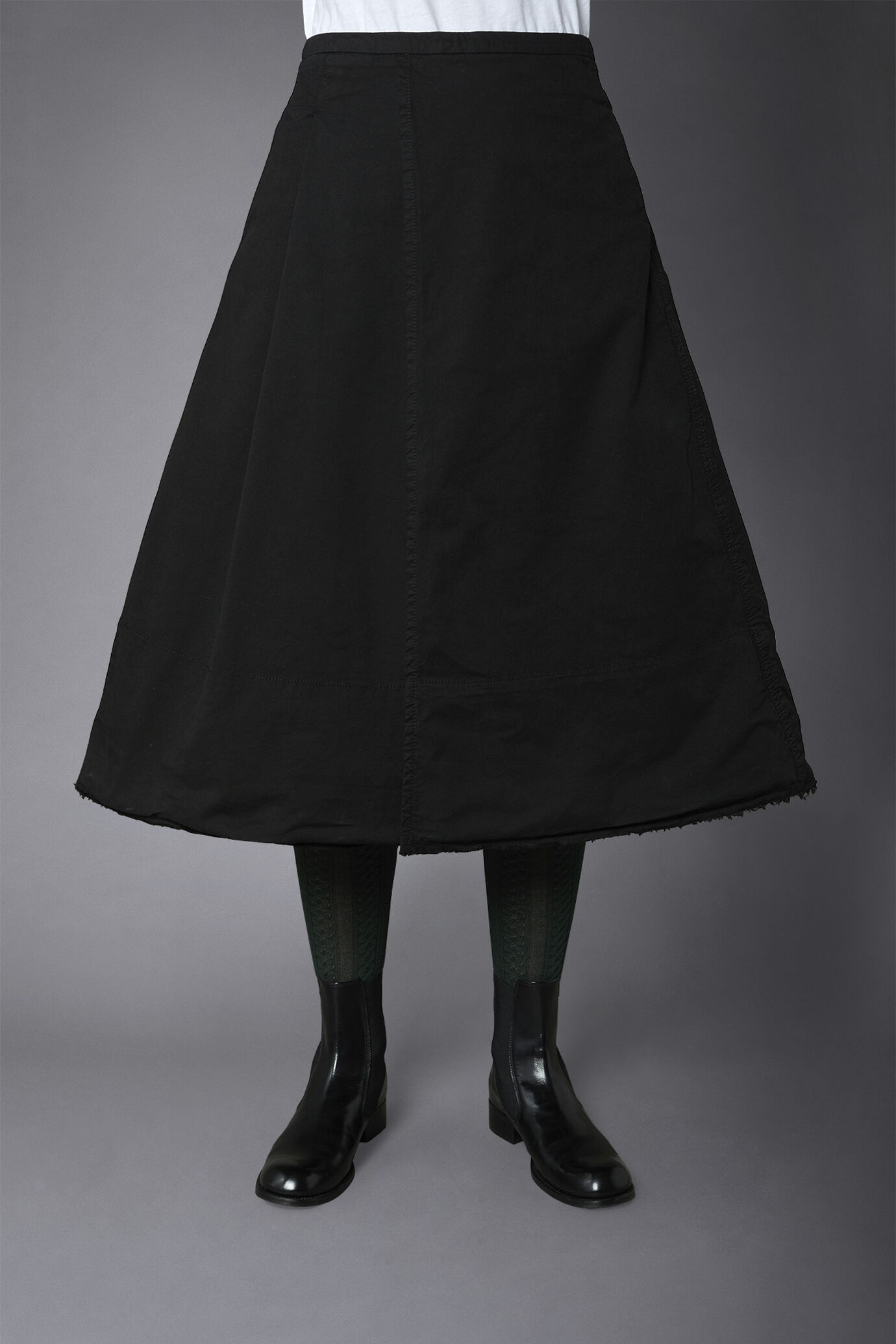 Gonna lunga donna in cotone image number 3