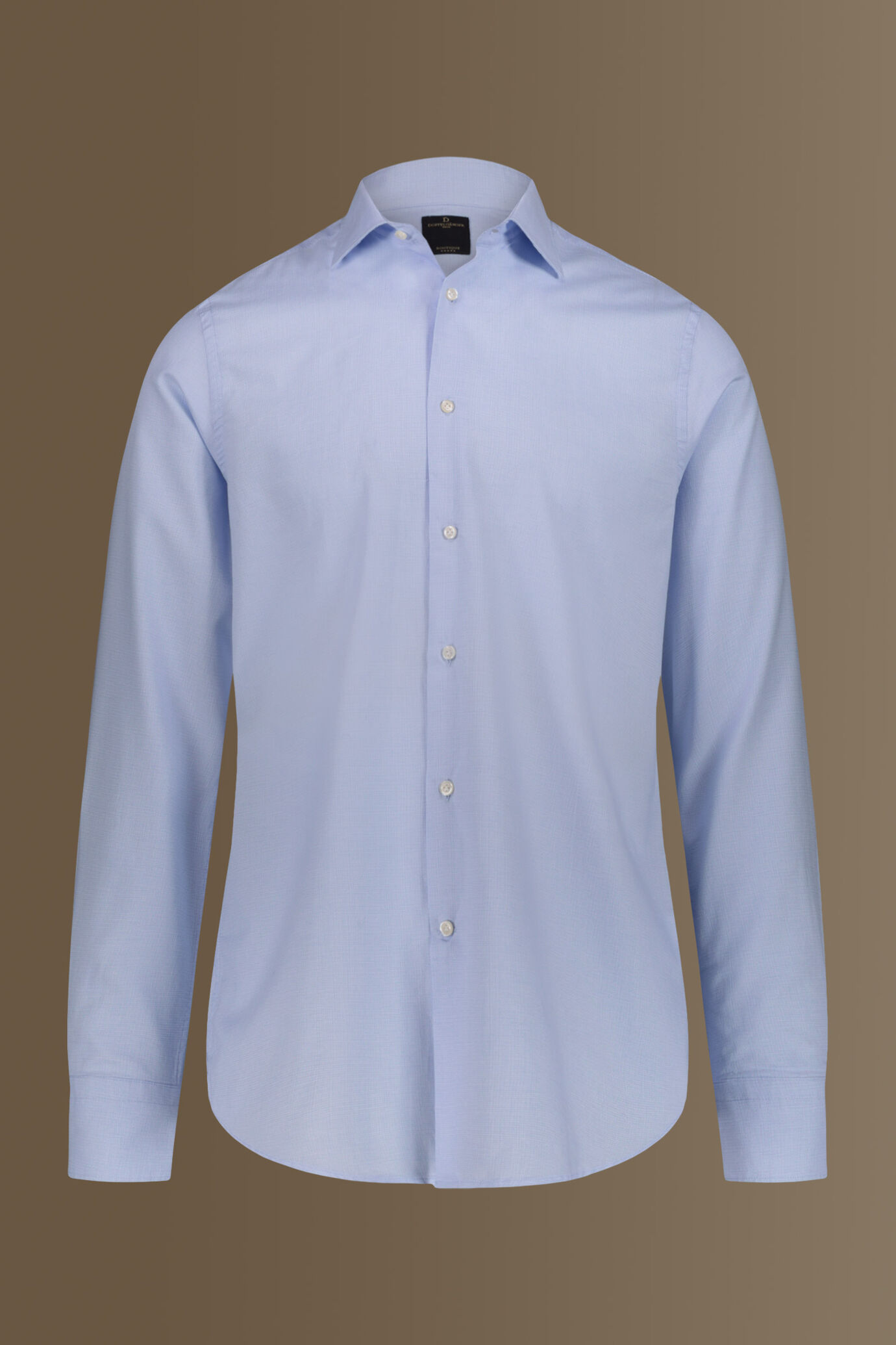 Classic washed shirt french collar dobby yard dyed image number 3