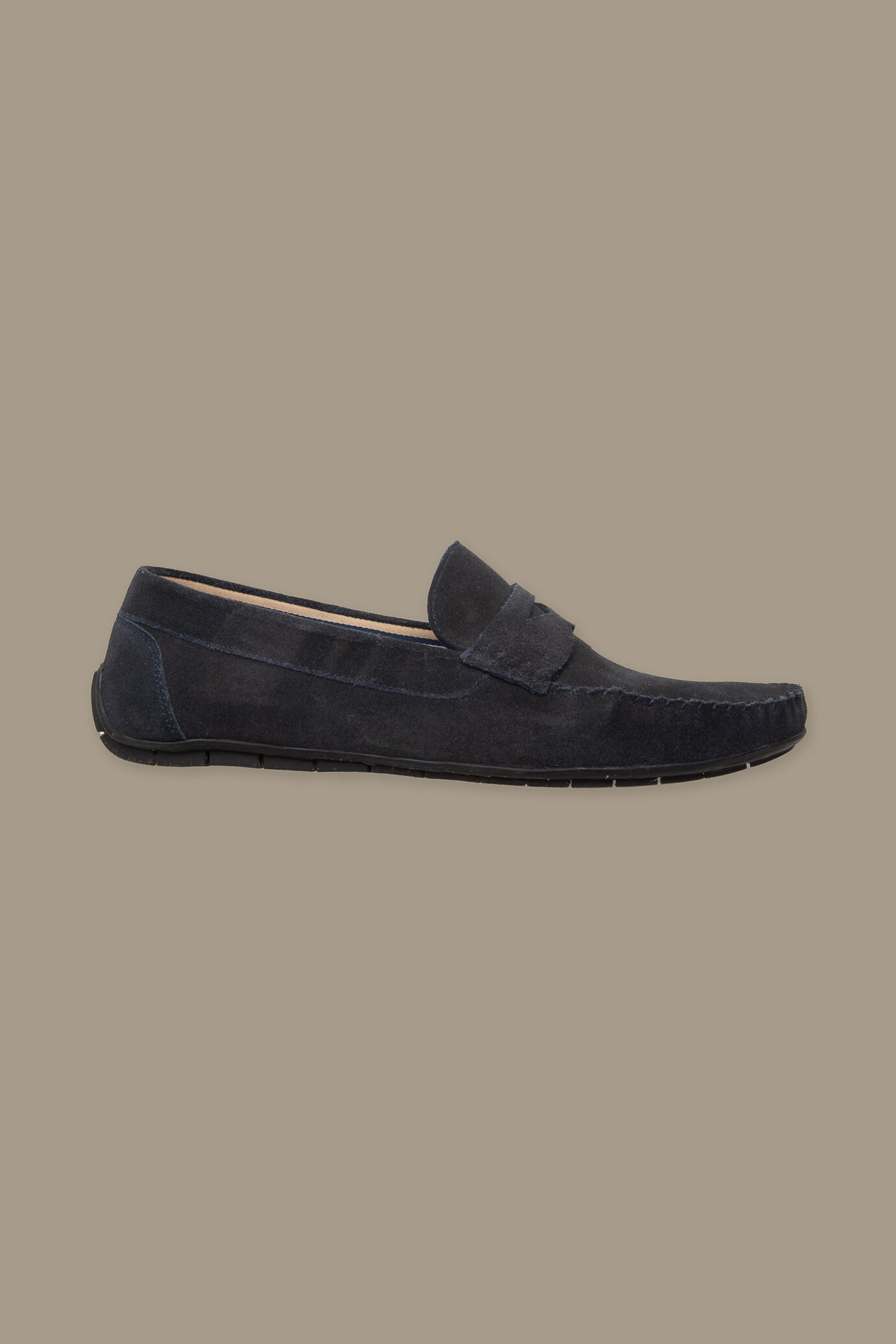 Loafer 100% leather suede image number 1