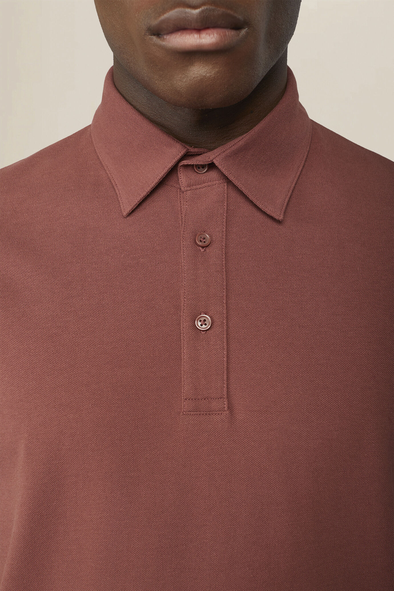 Polo uomo in 100% cotone piquet regular fit image number 2