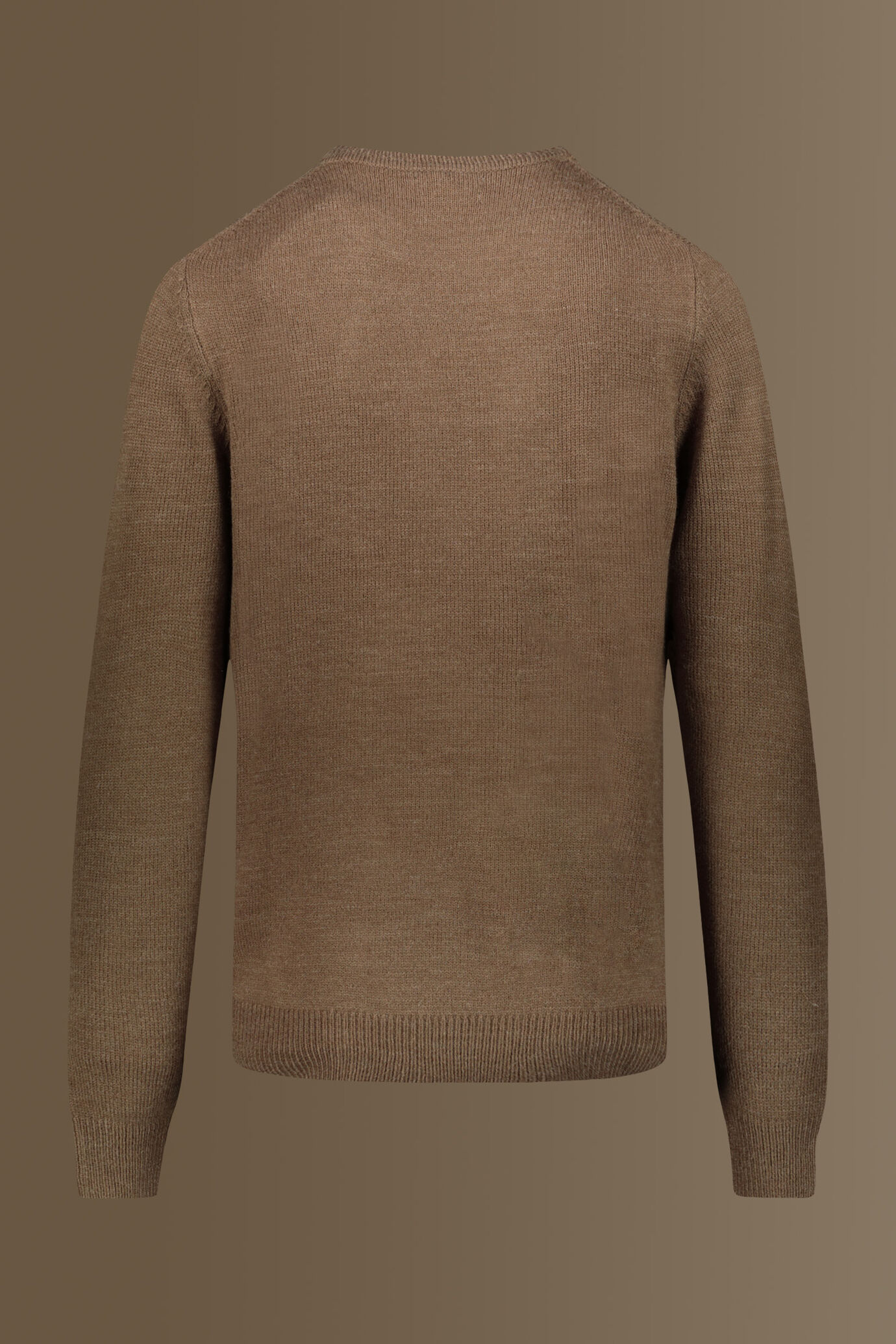 Turtle neck sweater  wool blend moss knit image number 1
