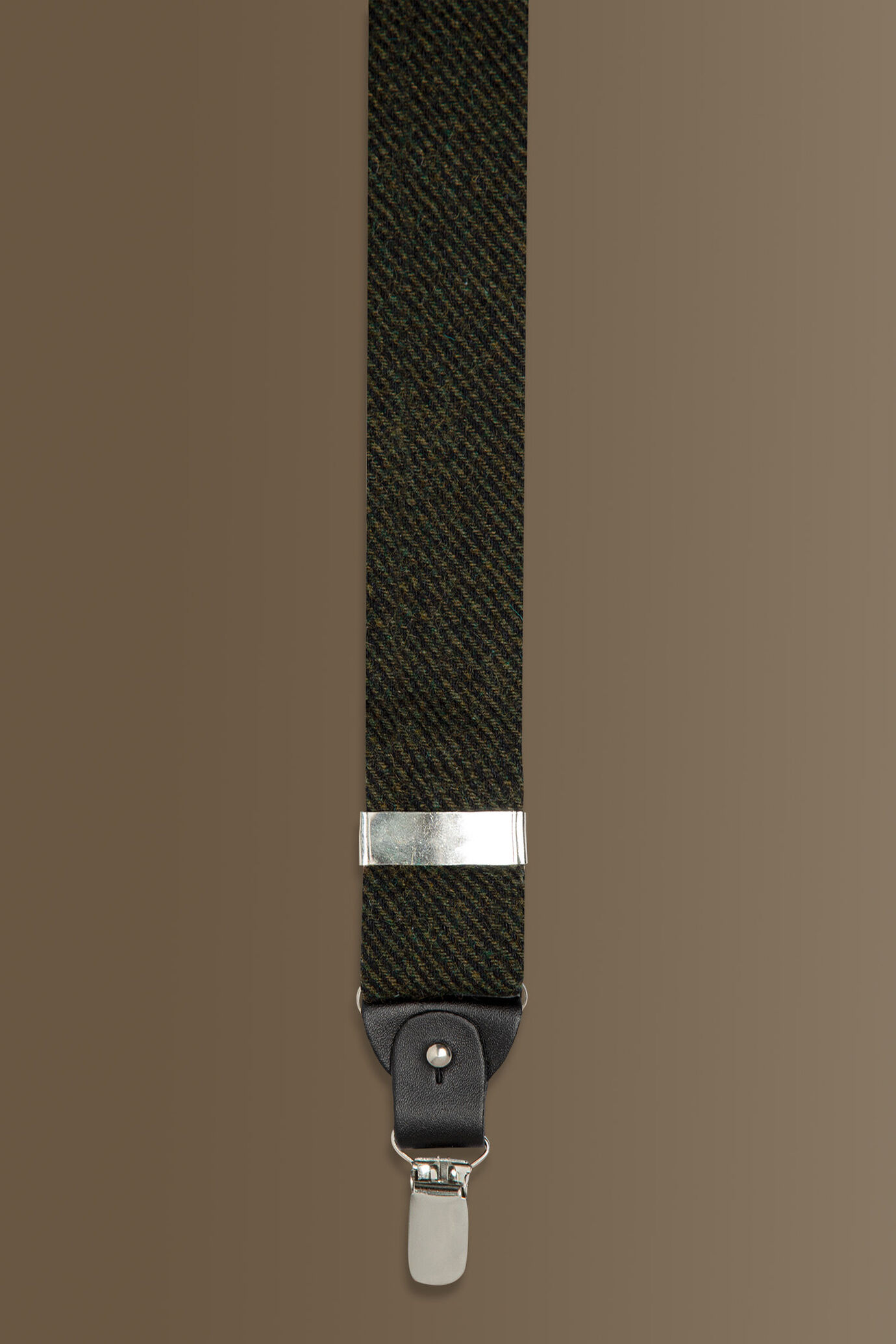 Bretelle - tessuto armatura twill - misto lana image number 1