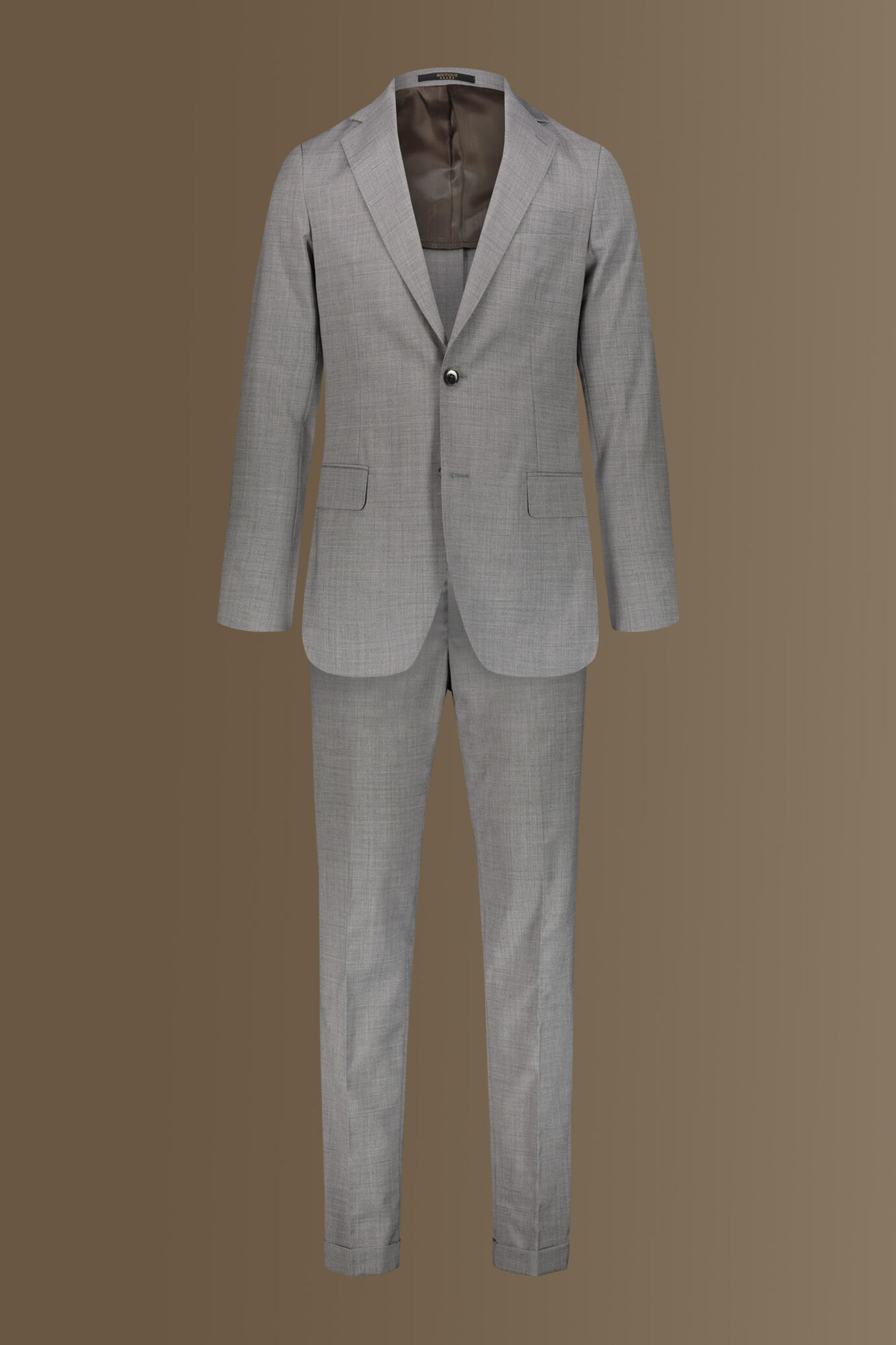 Single breasted suit trousers with turn up image number 9