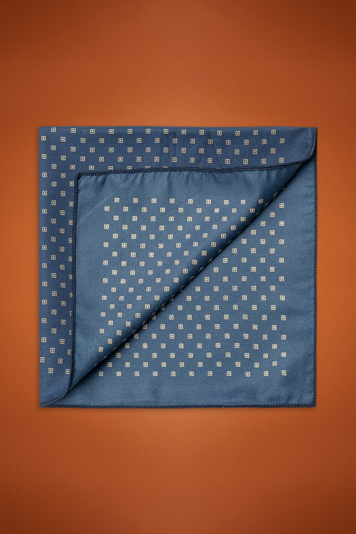 Men's printed pattern pochette