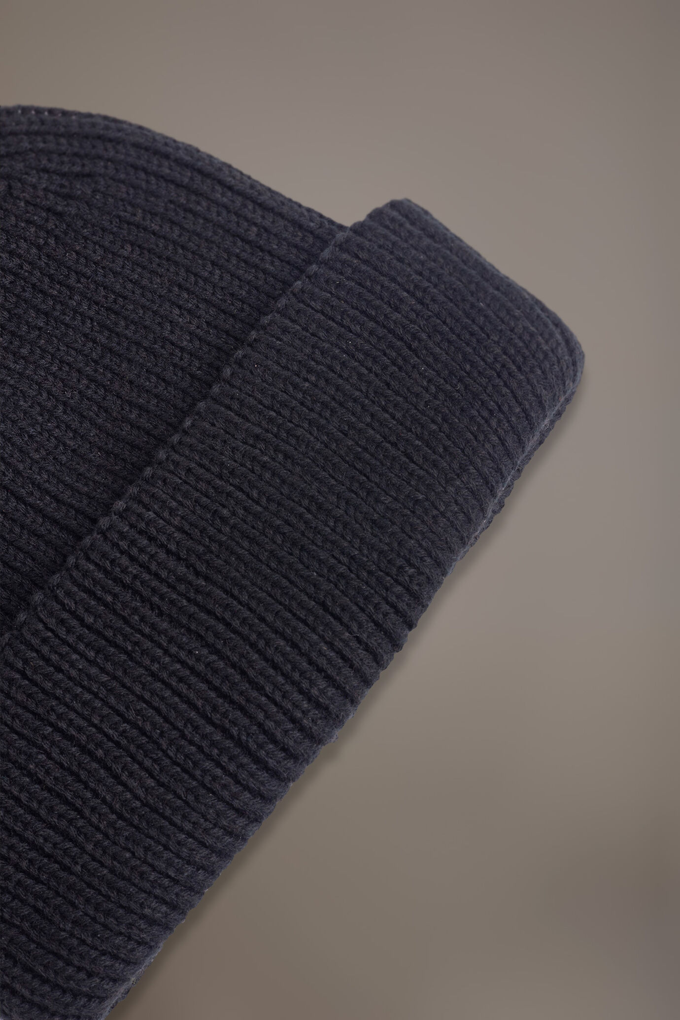 Ribbed knit beanie hat image number 1