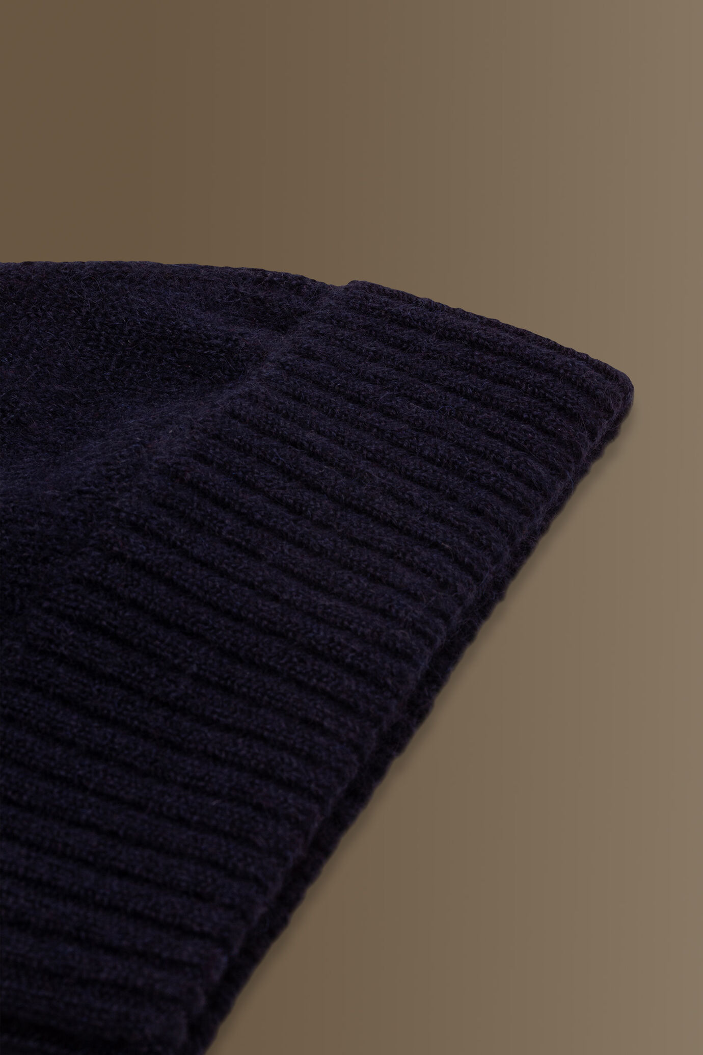 Beanie hat - plain colour wool blend image number 1