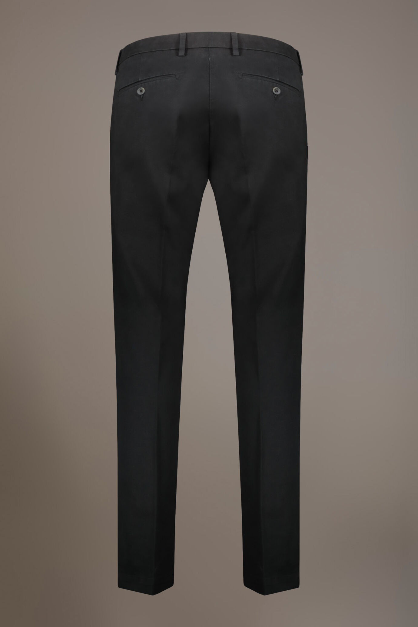 Pantalone chino uomo classico regular fit tessuto twill elasticizzato image number 6