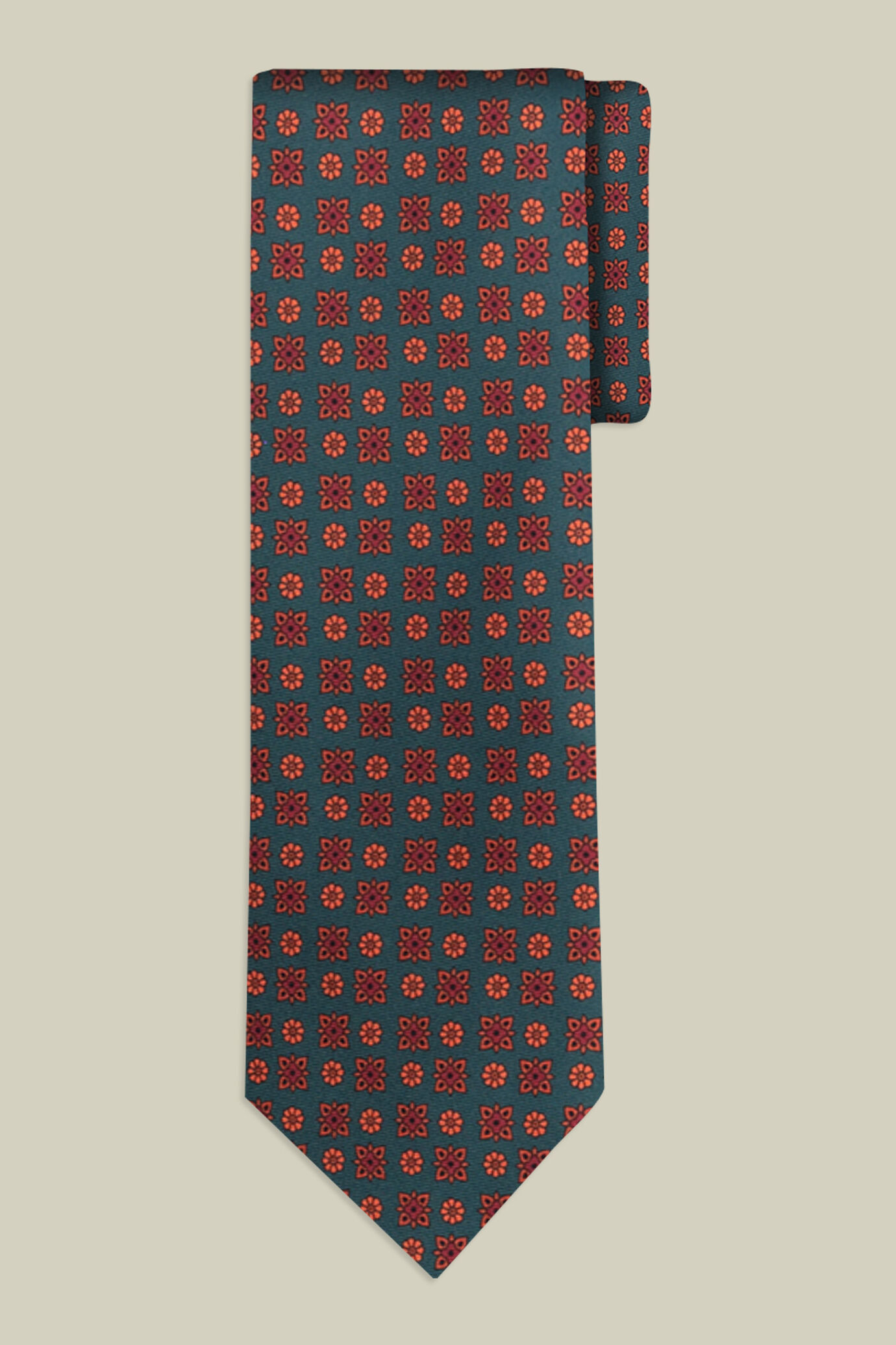 Cravate pour homme &agrave; imprim&eacute; losange image number 1