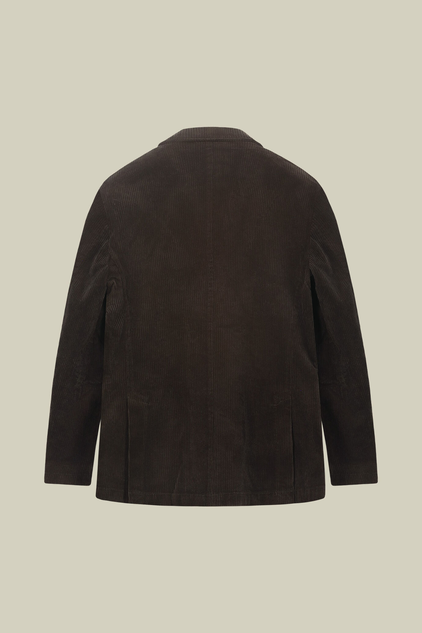 Ungef&uuml;tterte Herren-Zweireihige Jacke aus Kord in Regular-Fit image number 5