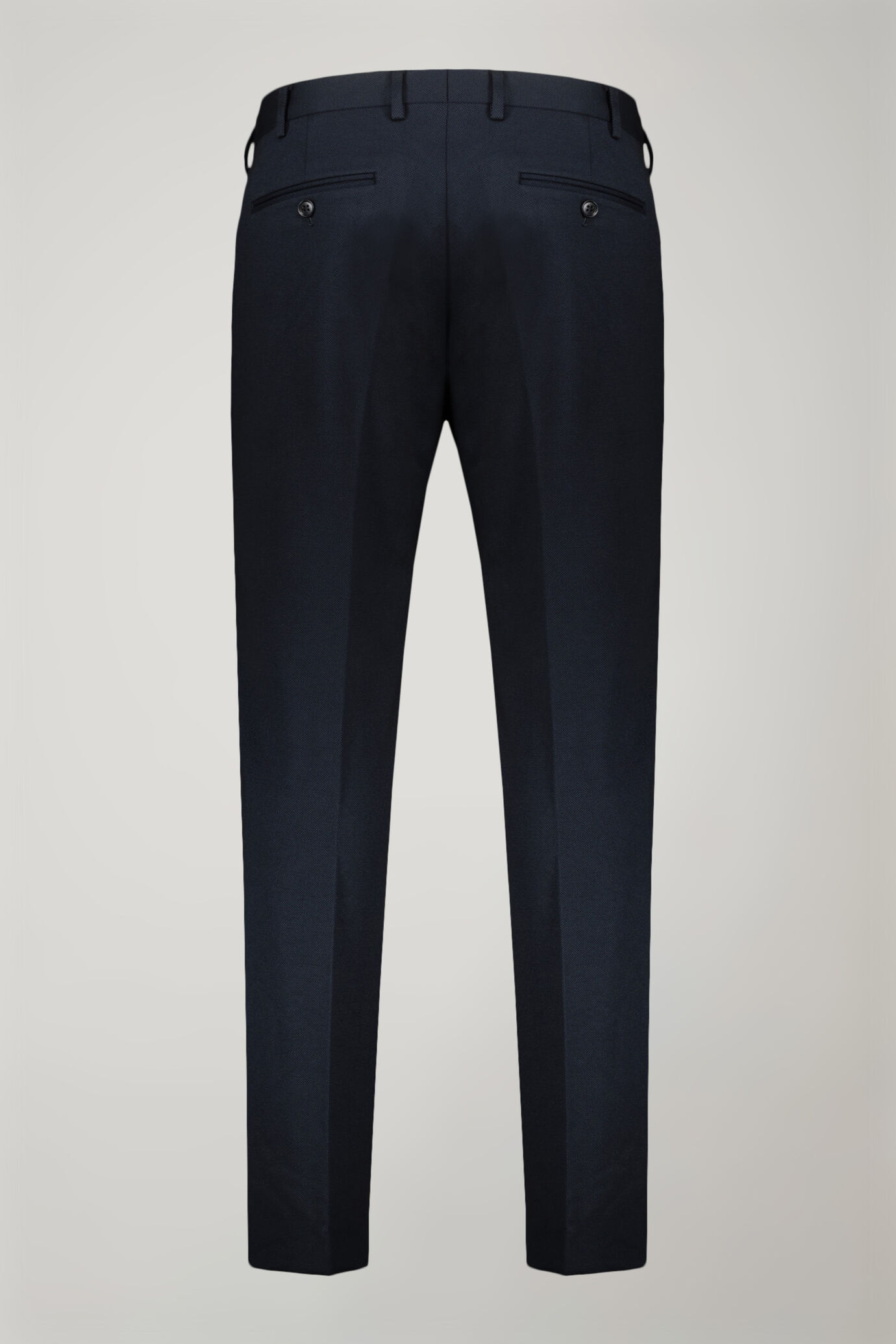 Regular fit single-breasted suit in birdseye jersey fabric image number 3