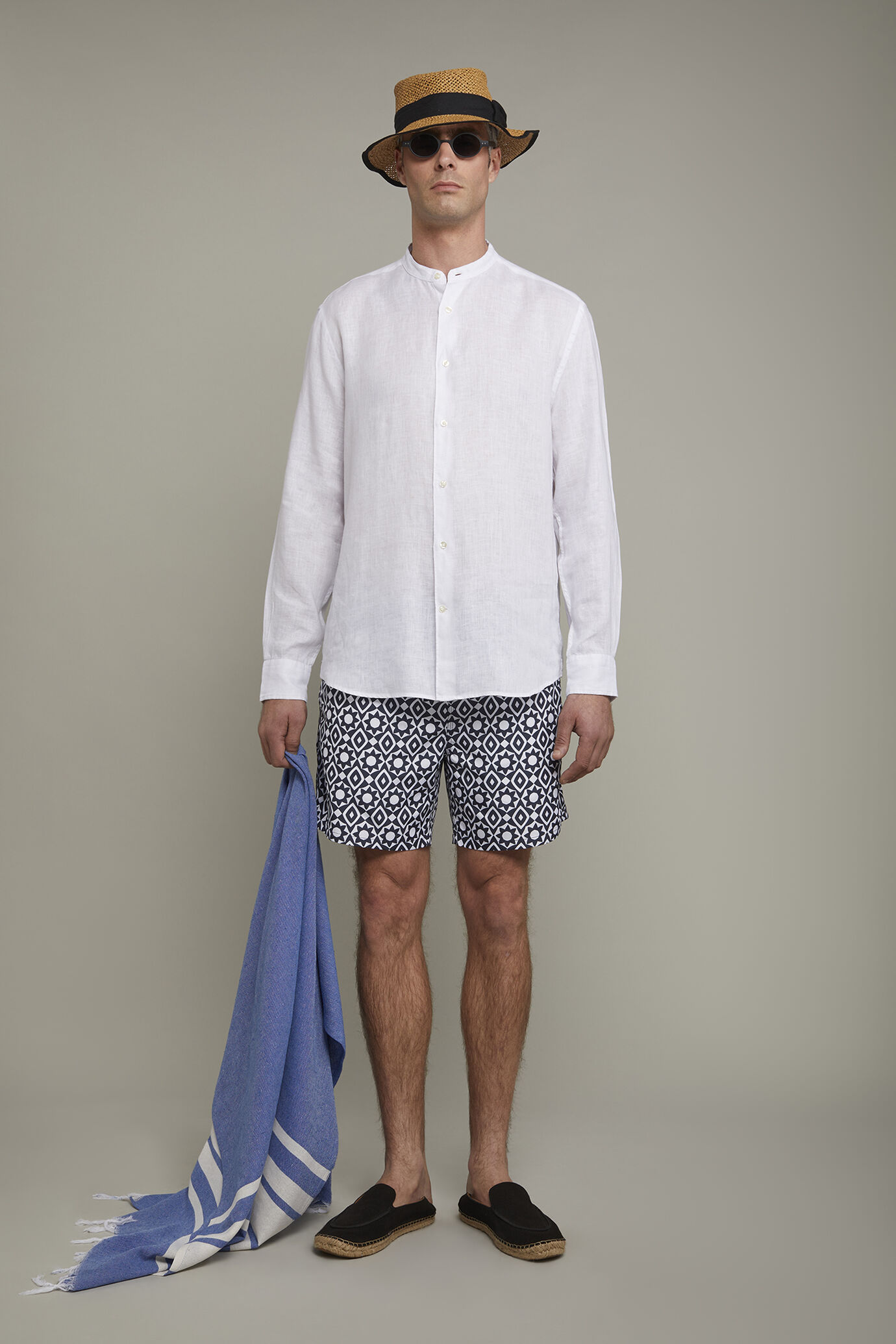 Badehose f&uuml;r Herren mit Makromuster image number 0