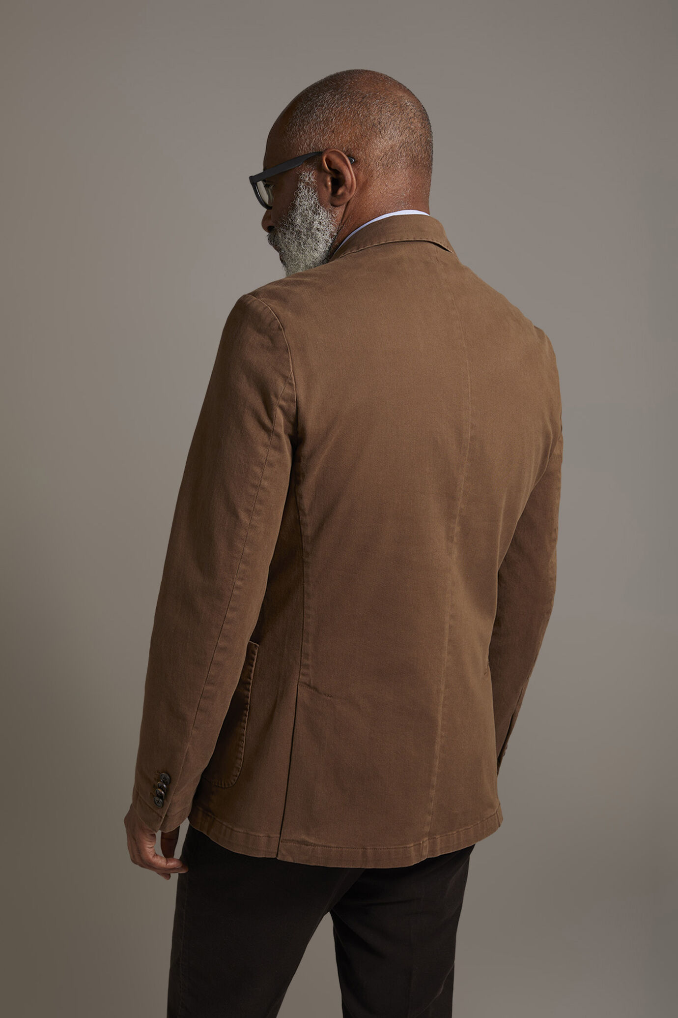 Single-breasted jacket with patch pocket image number 4