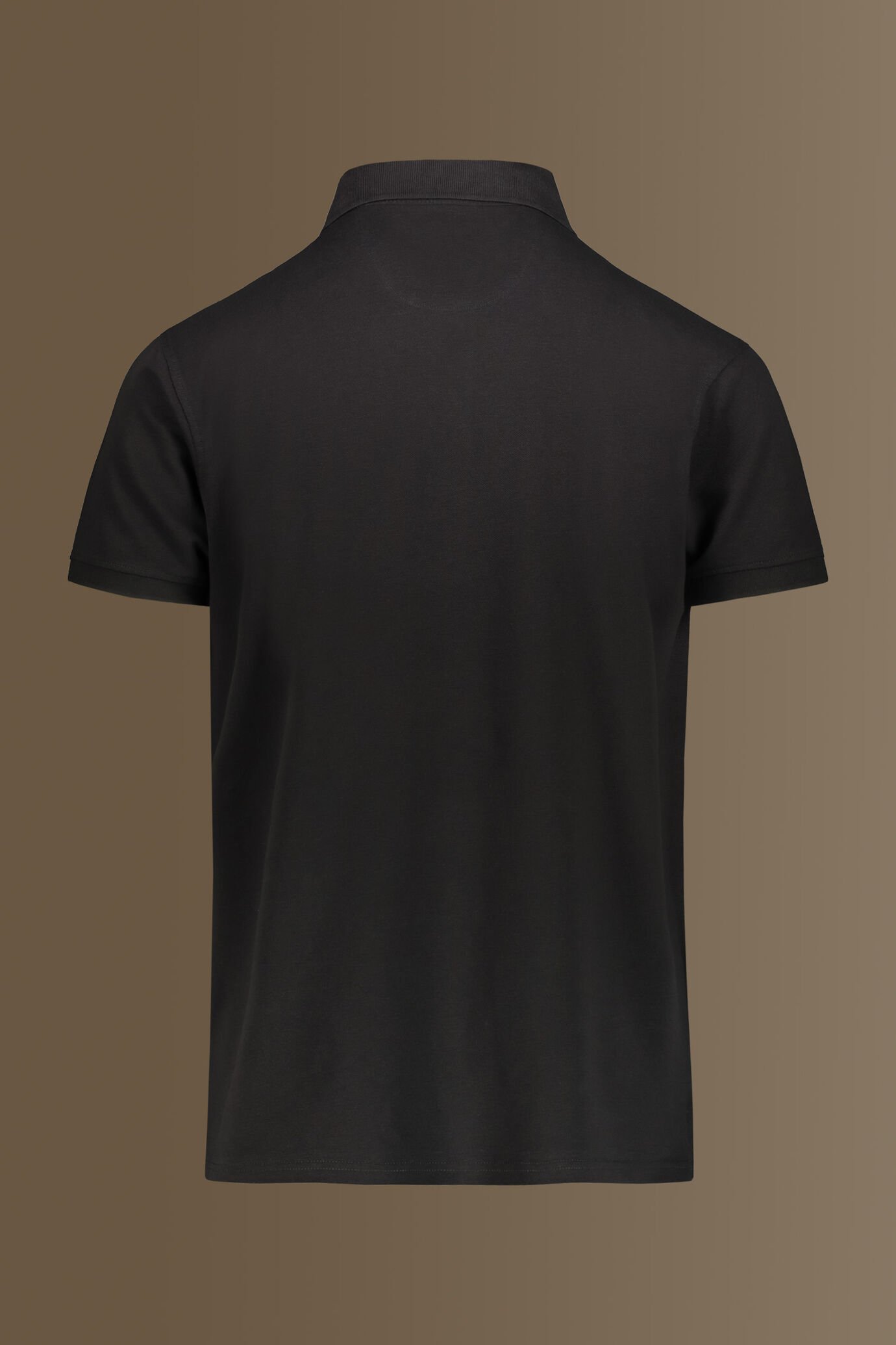 Short sleeves polo 100% cotton piquet solid colour image number 4