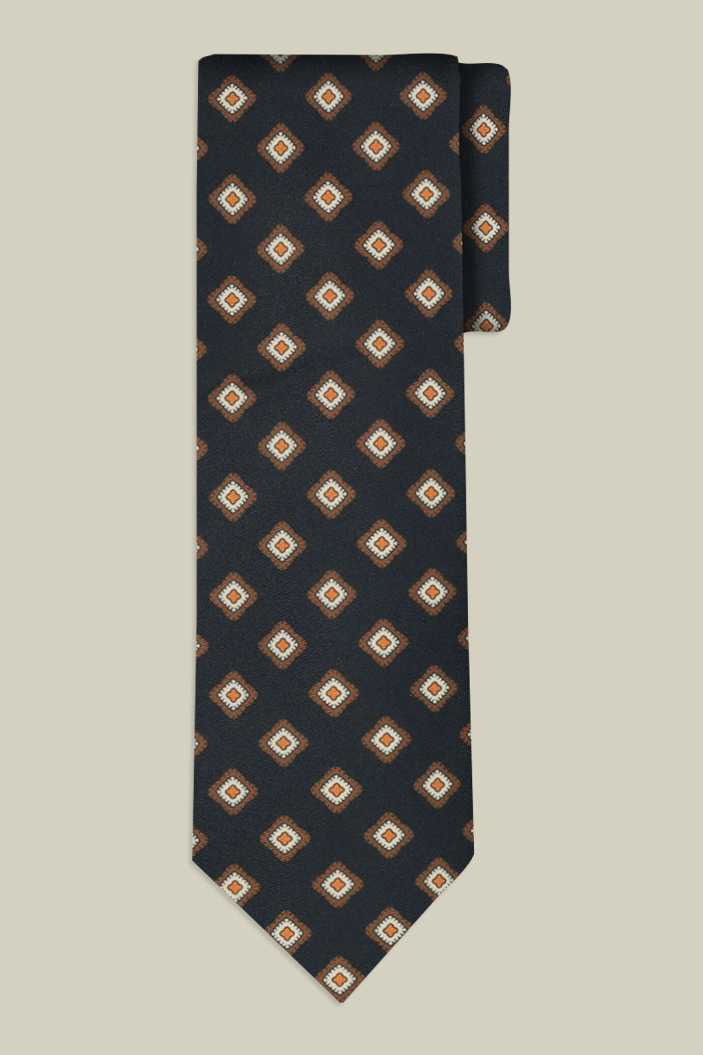 Cravate pour homme à motif géométrique imprimé image number 1