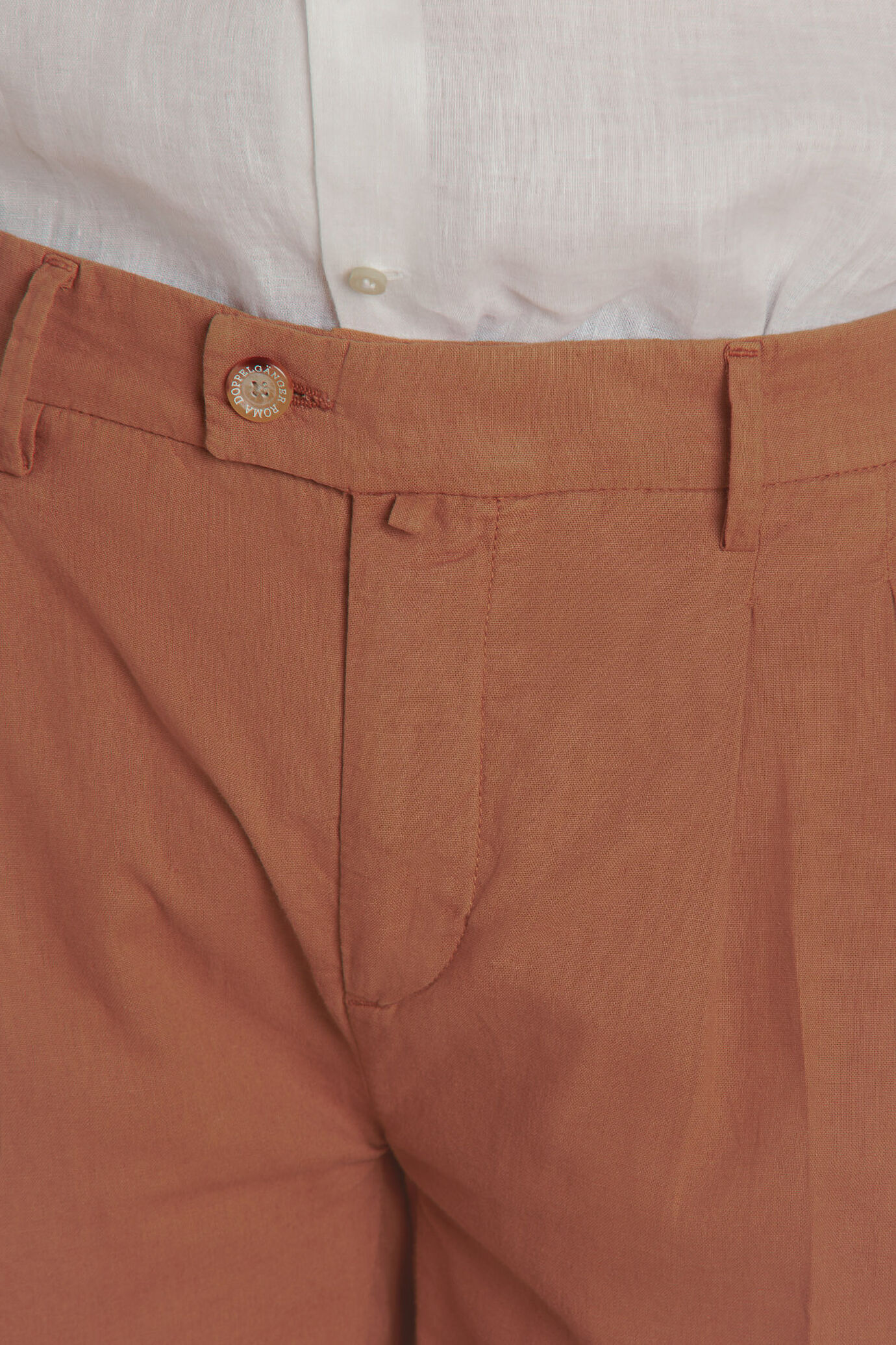 Chino trousers linen blend double pinces image number 3