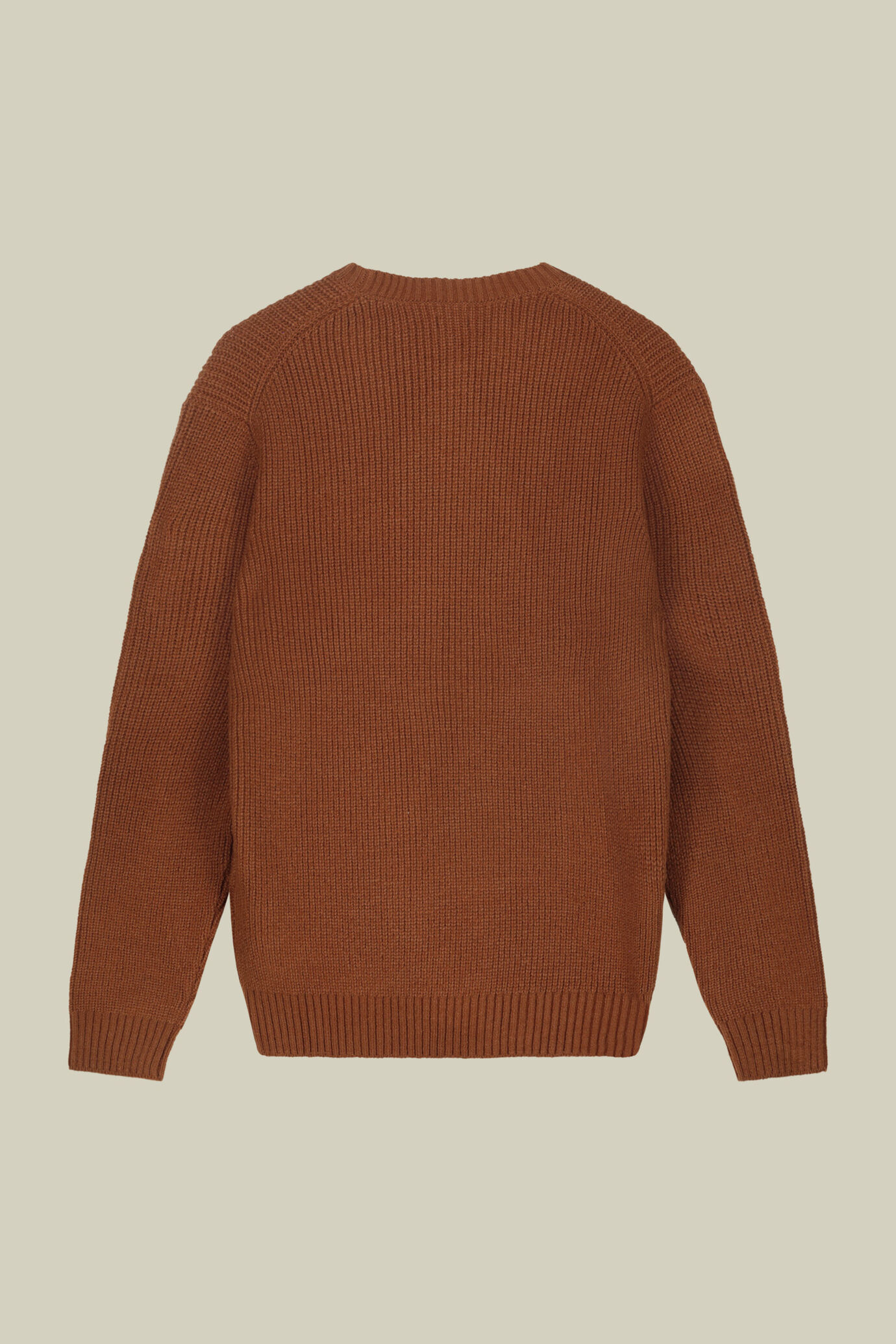 Maglia uomo girocollo in costa inglese regular fit image number 1