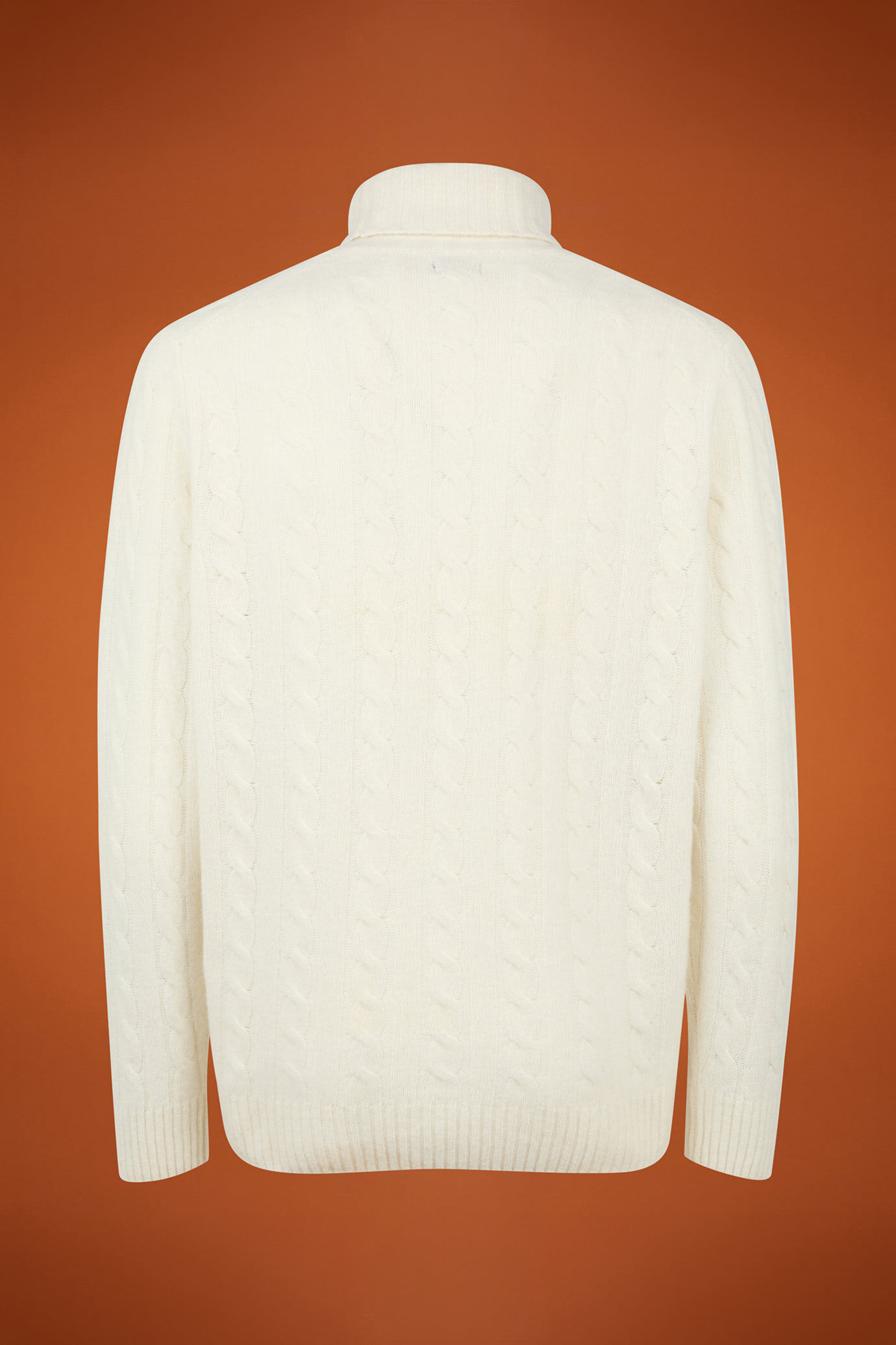 Herren-Pullover mit hohem Ausschnitt aus Lammwolle in normaler Passform image number 5