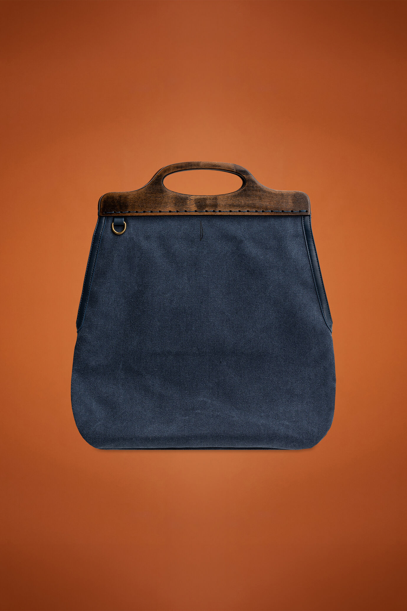 Sac femme en toile avec bandoulière et poignée rigide image number 0