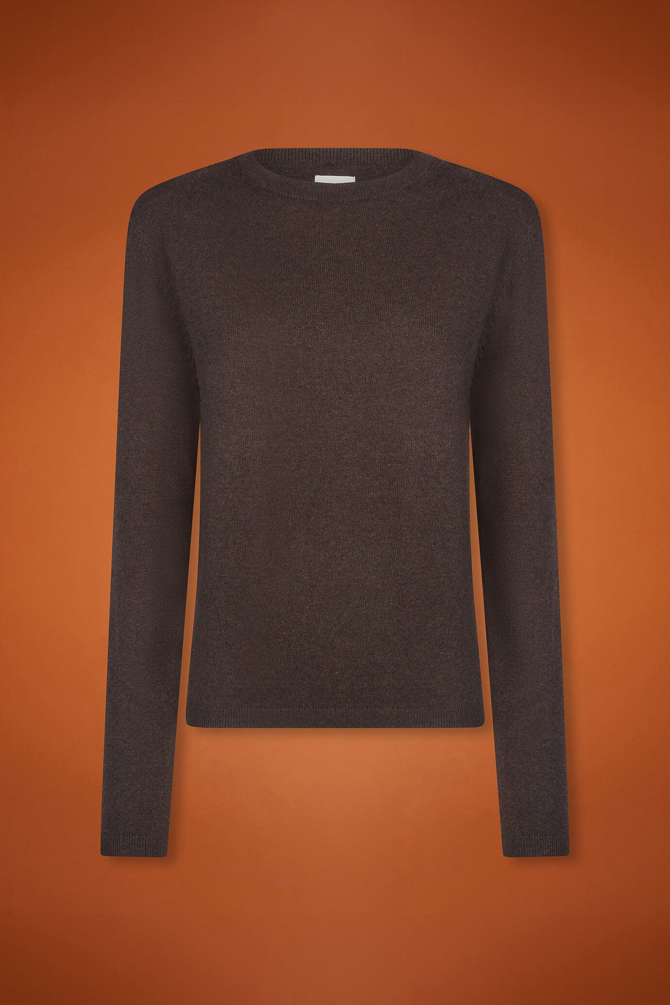 Women's regular fit crew neck jumper in a blend of wool and cashmere image number 5