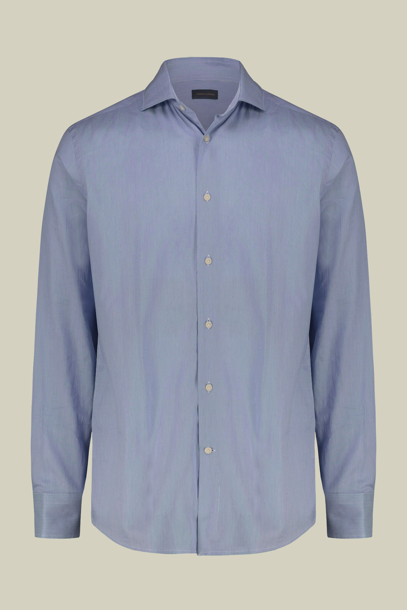 Men's 100% cotton dobby piqu&eacute; shirt image number 4