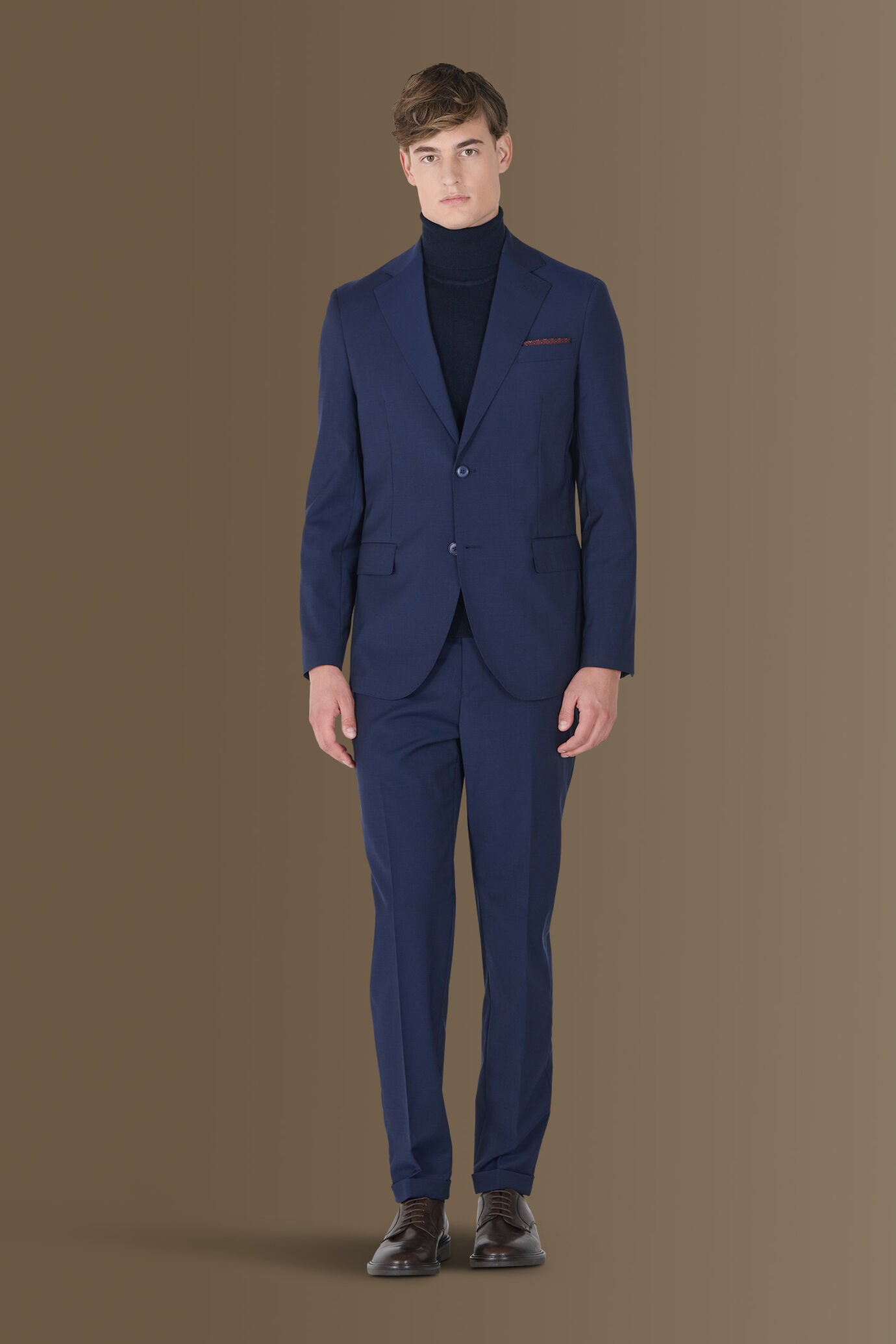 Single breasted suit trousers with turn up image number 0