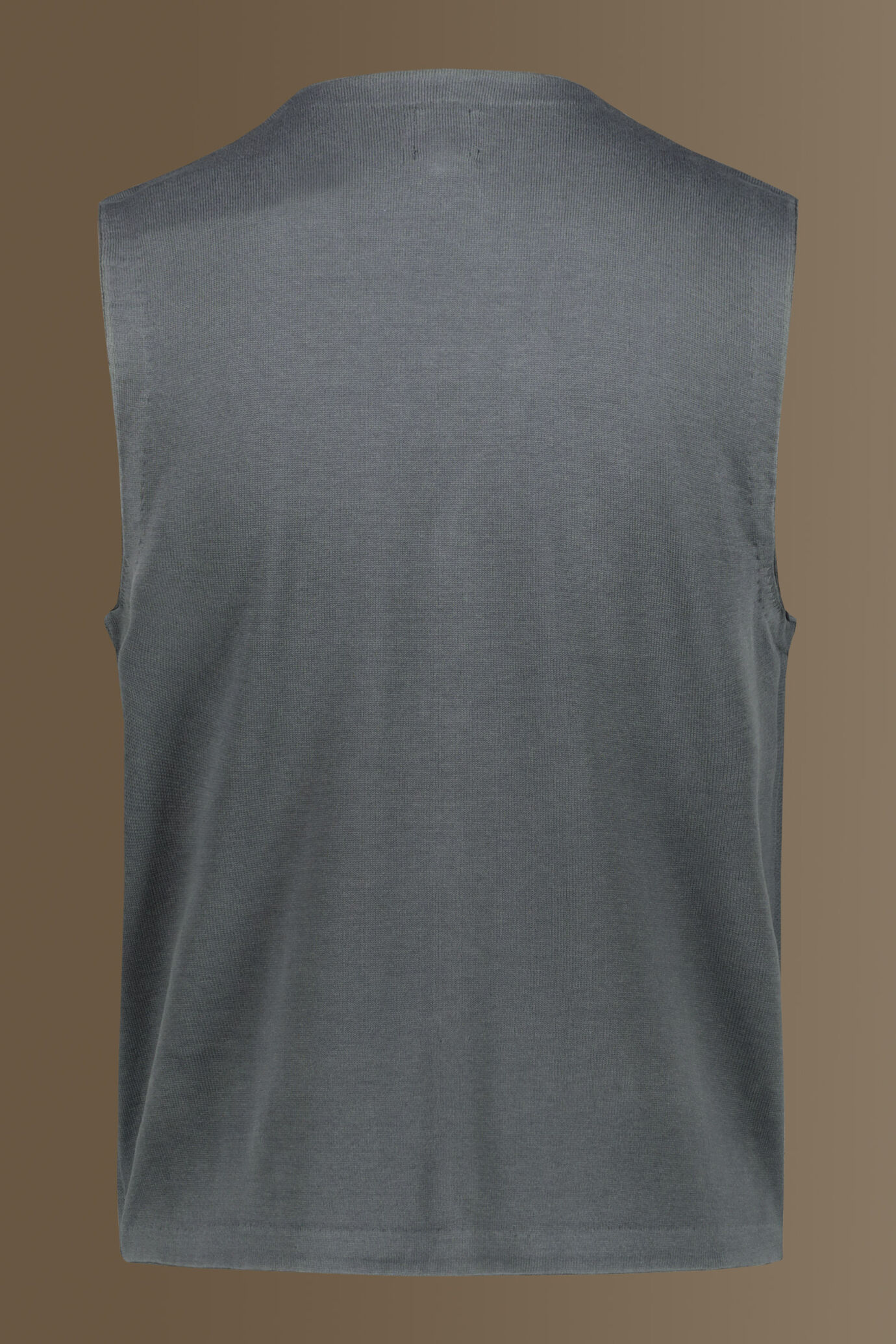 Gilet in maglia monopetto uomo puro cotone image number 3