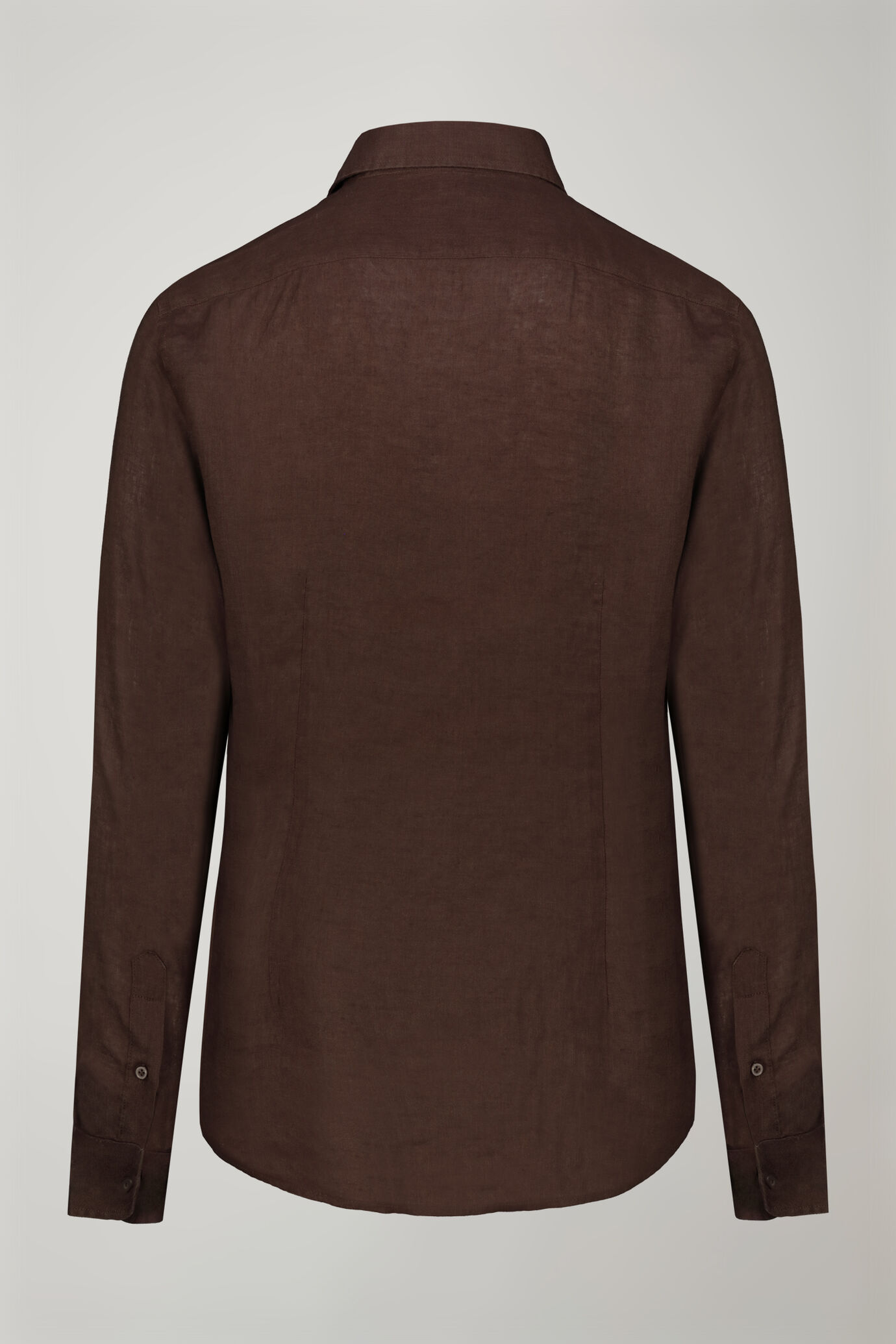 Herren-Freizeithemd mit klassischem Kragen aus 100 % Leinen in bequemer Passform image number 6