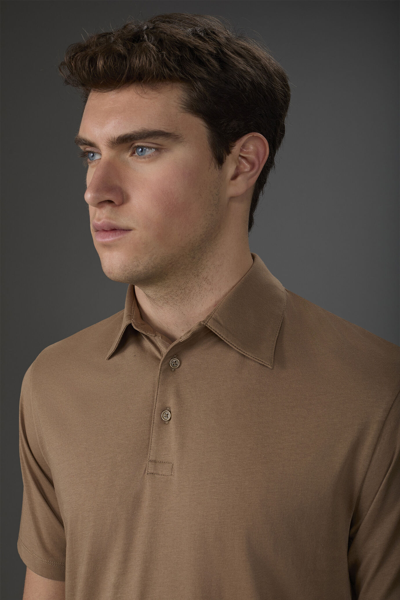 Kurzarm-Poloshirt für Herren aus Bio-Baumwolle image number 2