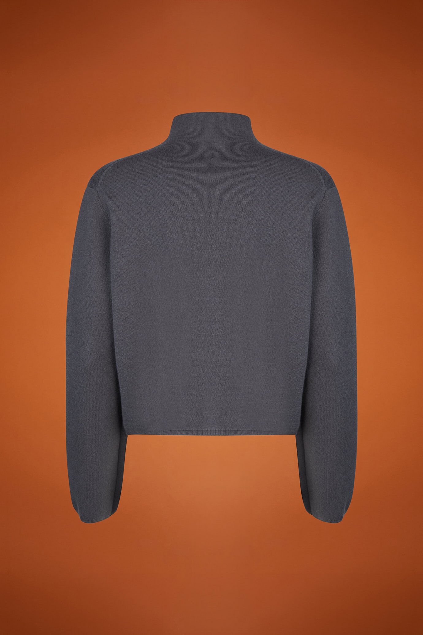 Maglia donna a manica lunga con collo a vulcano regular fit image number 5