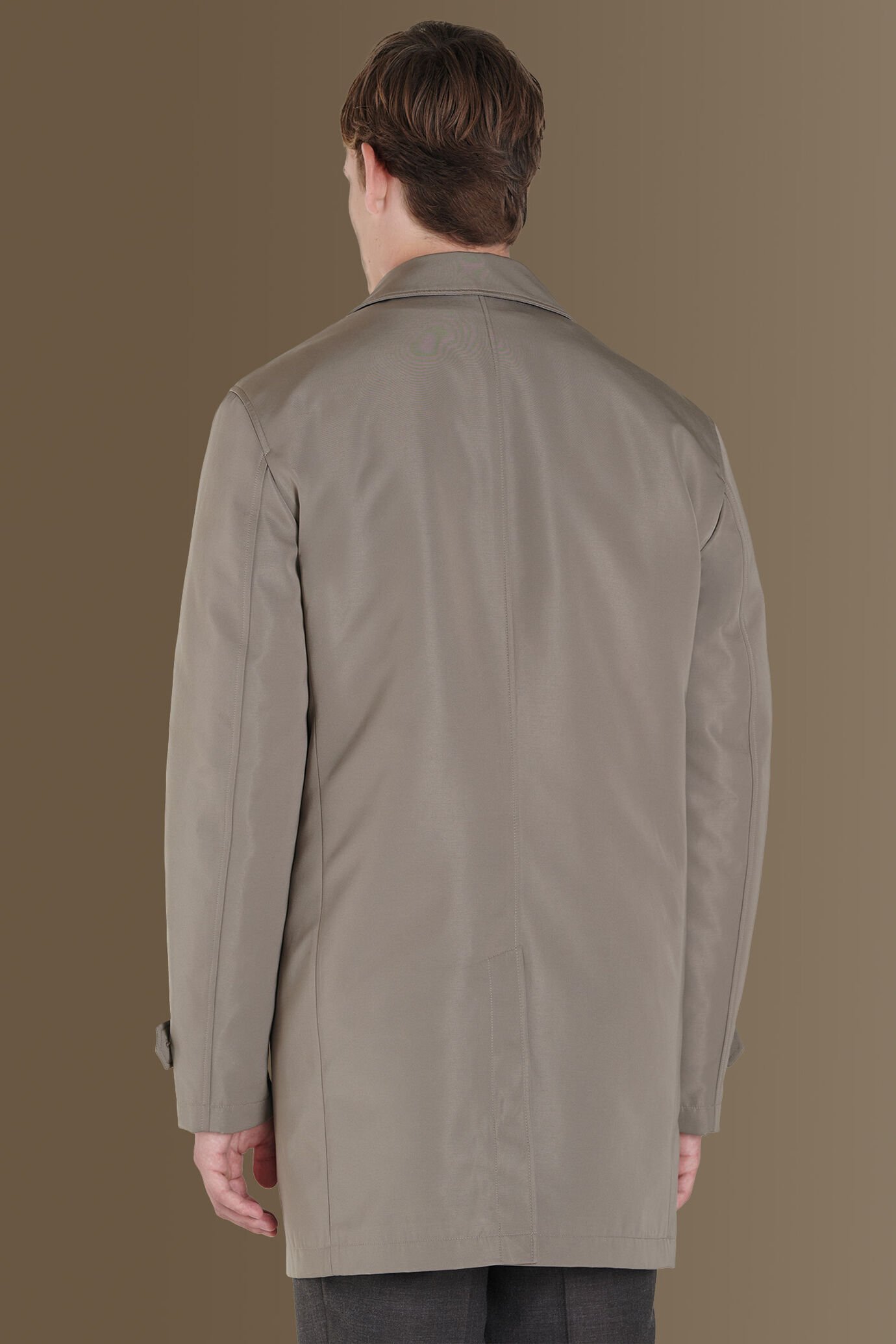 Coated padded tech raincoat image number 3