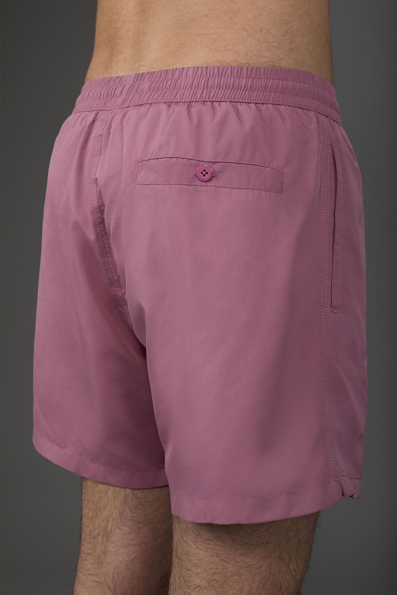 Einfarbige Herren-Badehose image number 3