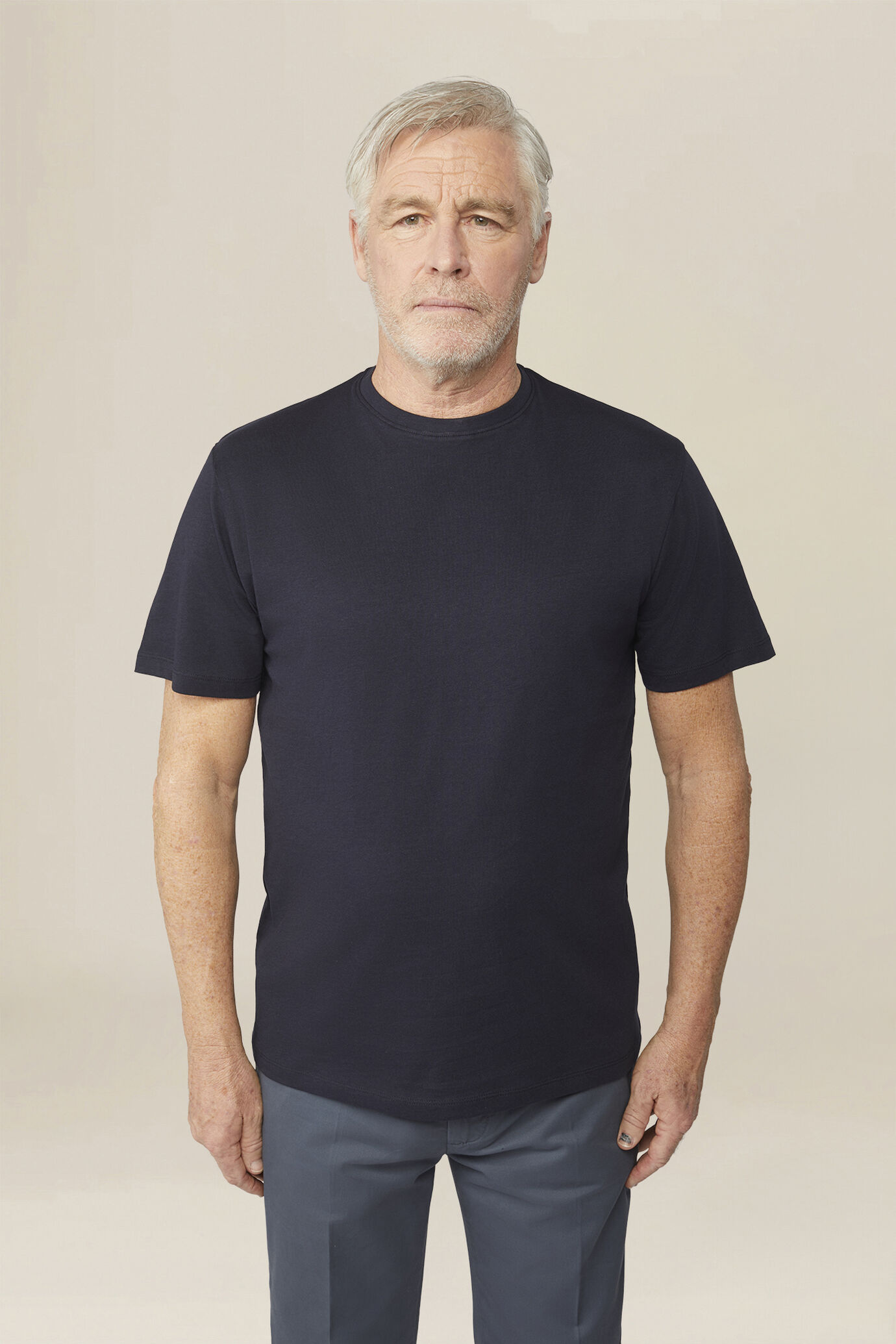 Men's regular fit 100% cotton jersey T-shirt image number 0