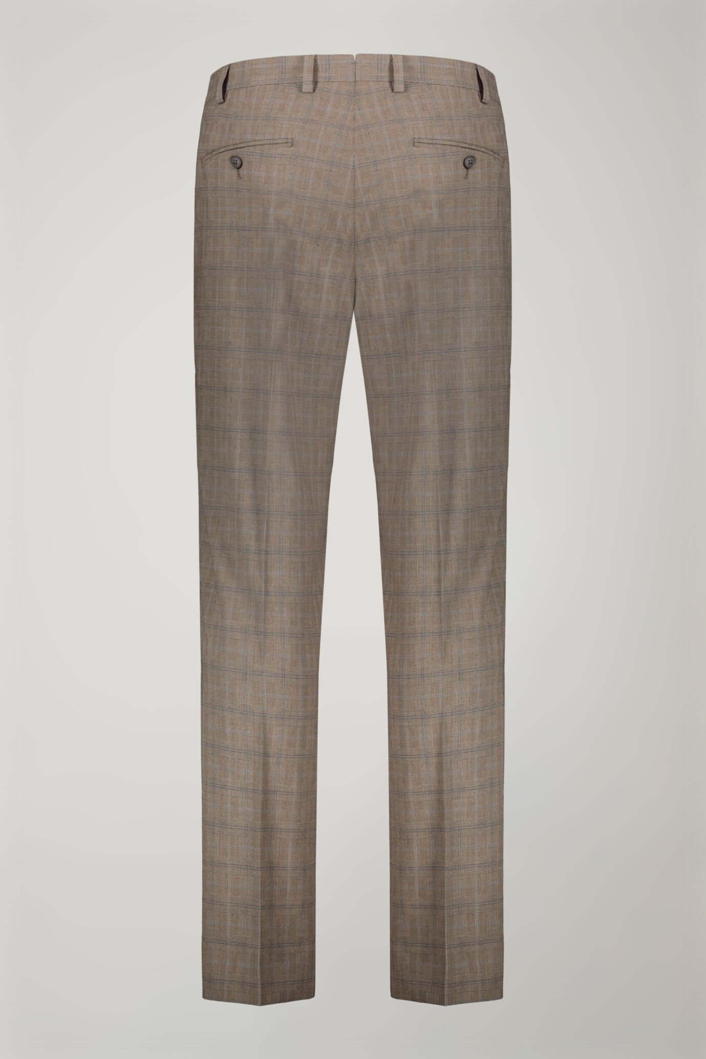 Einreihiger Prinz-von-Wales-Anzug aus Stretchmaterial image number 7