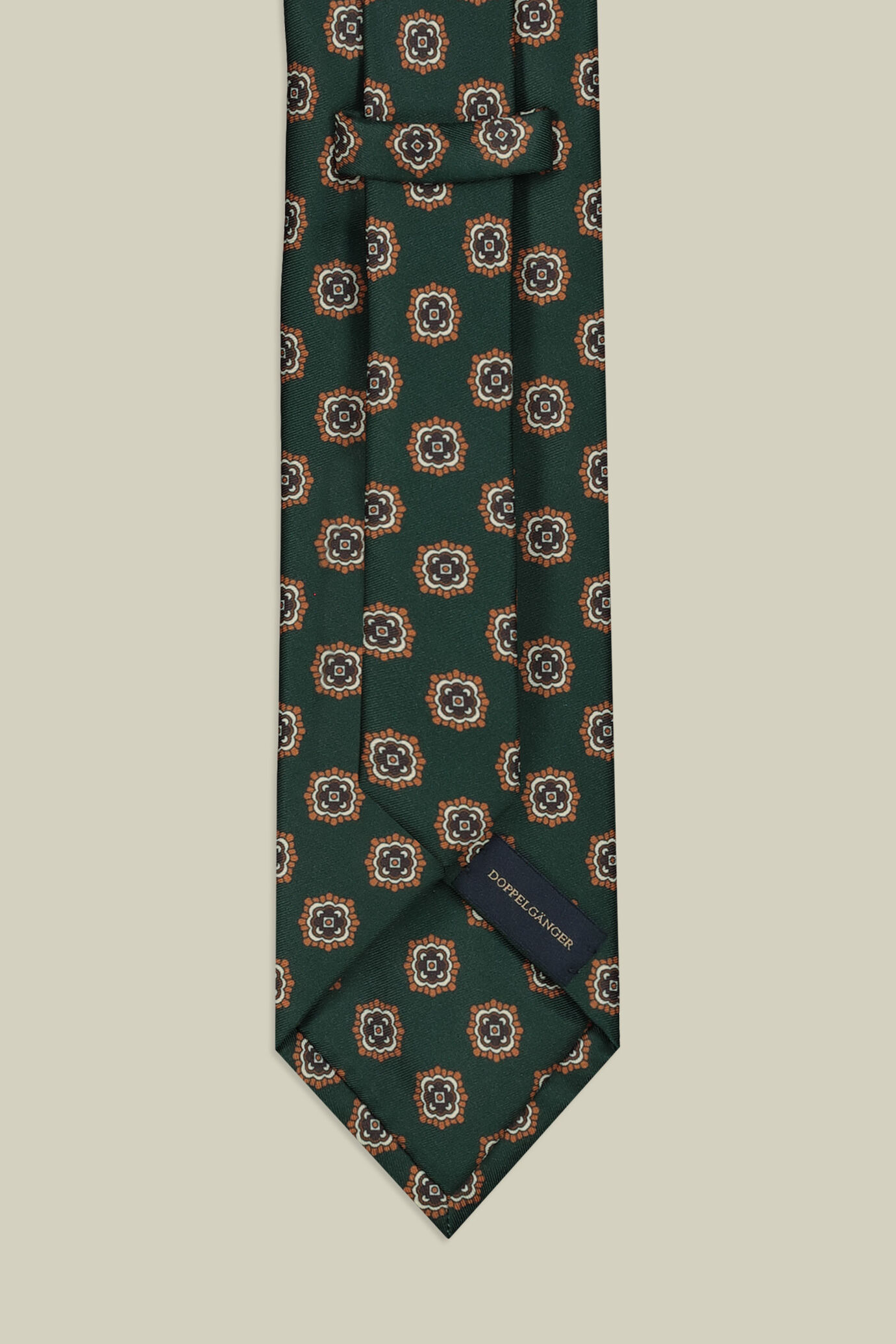 Herrenkrawatte mit großem geometrischem Muster image number 2