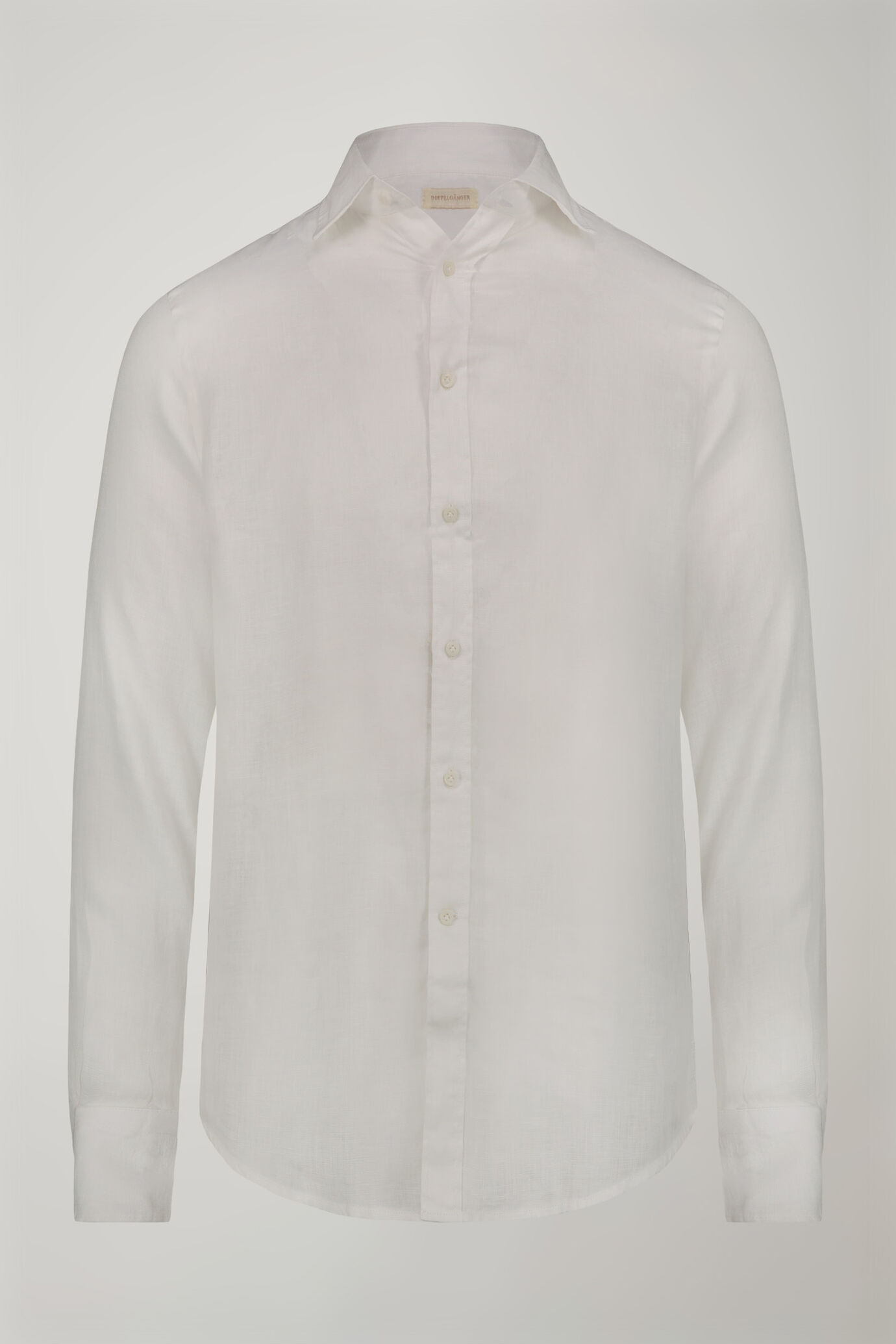 Chemise d&eacute;contract&eacute;e homme &agrave; col classique, en 100&nbsp;% lin, coupe confort image number 5