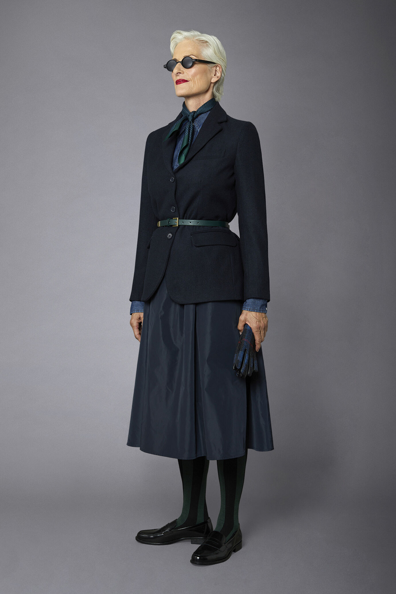 Giacca donna monopetto tessuto tweed misto lana image number 1