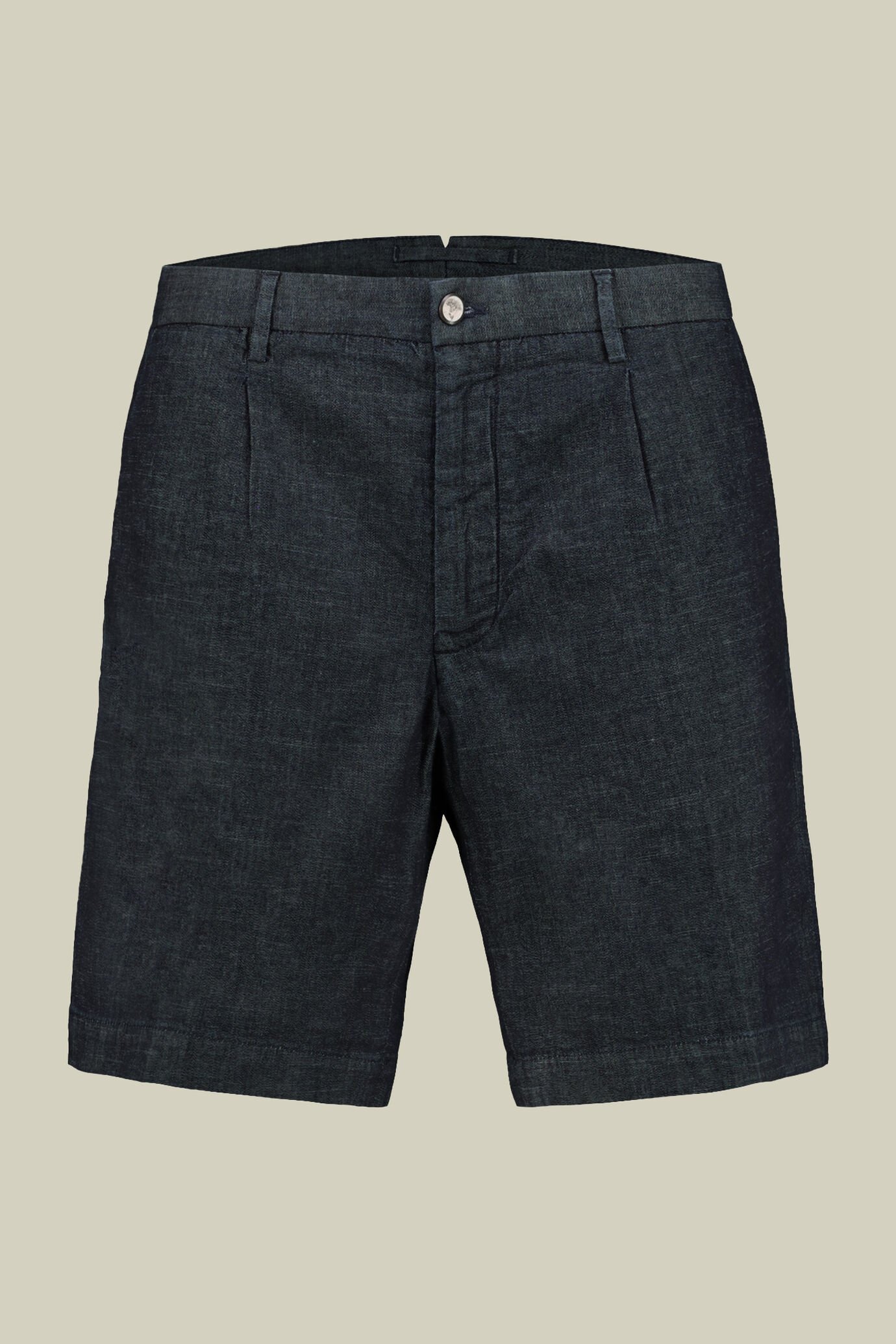 Bermudashorts aus Chambray-Stoff für Herren