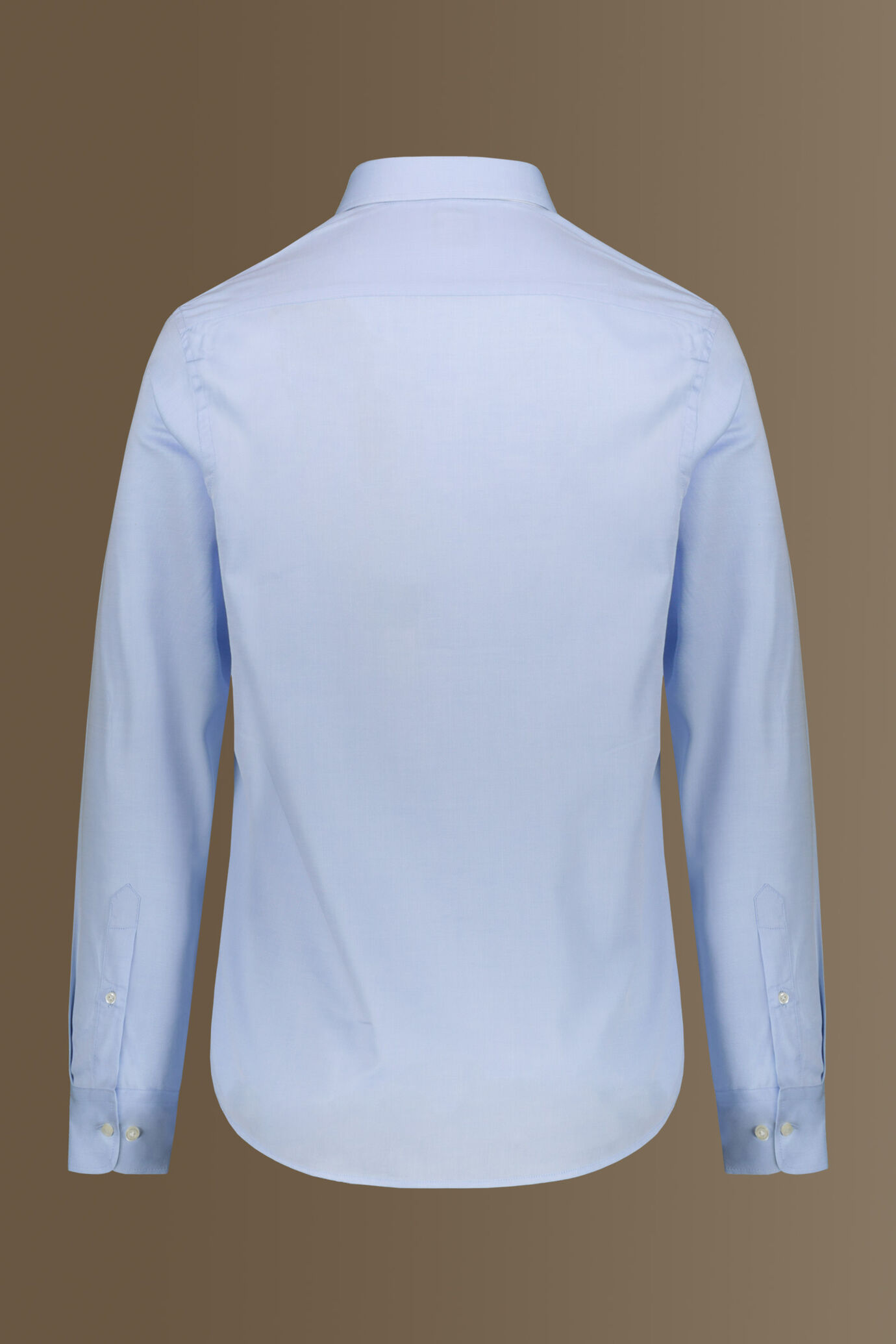 Camicia classica uomo collo francese tessuto spinato image number 4