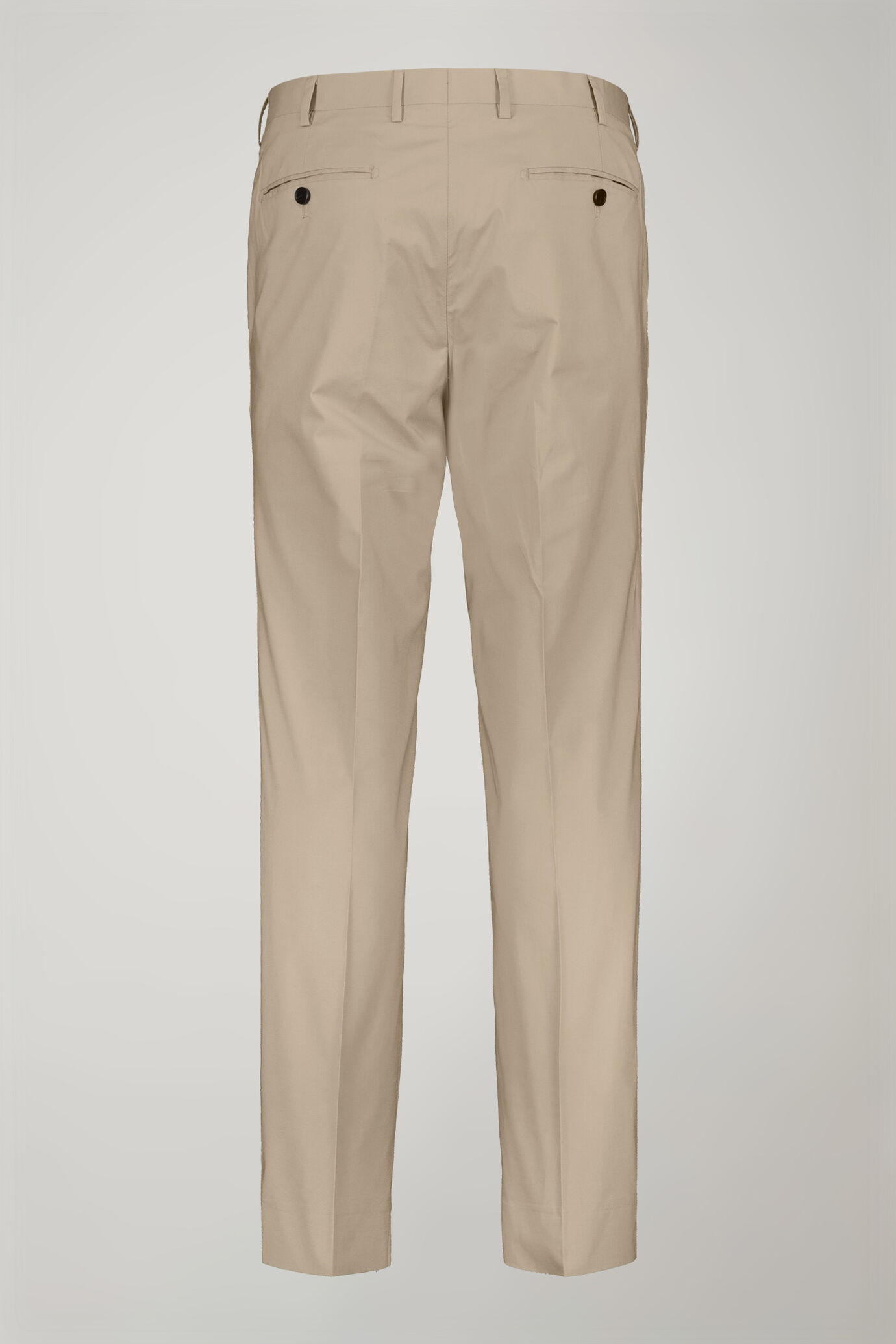 Single-breasted cotton regular fit solid color suit image number 7