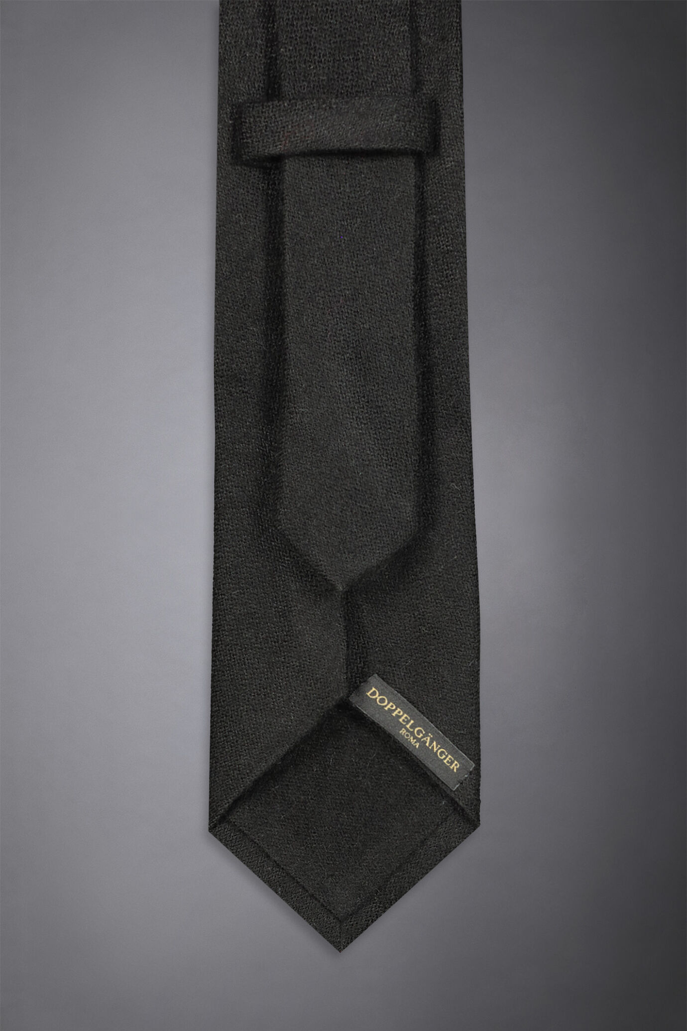 Men's solid color wool blend tie image number 1