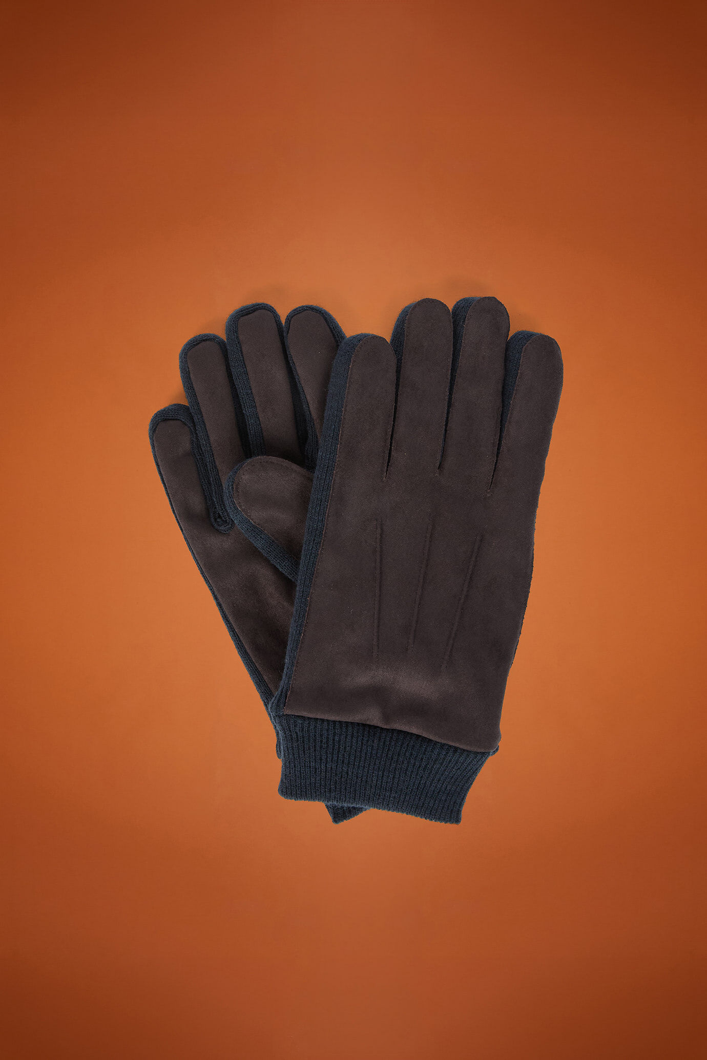 Men's knitted gloves