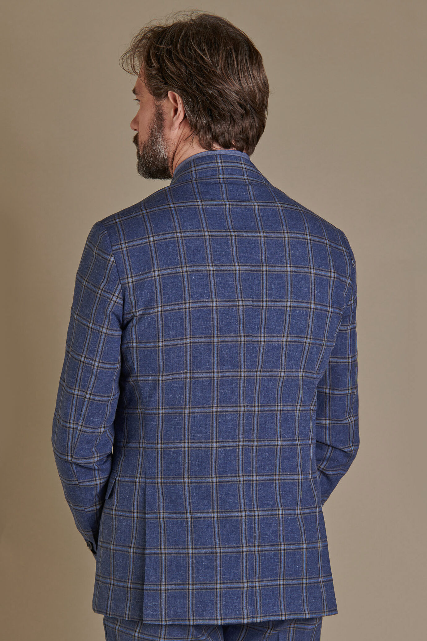 Single breasted suit and trousers with turn up image number 3