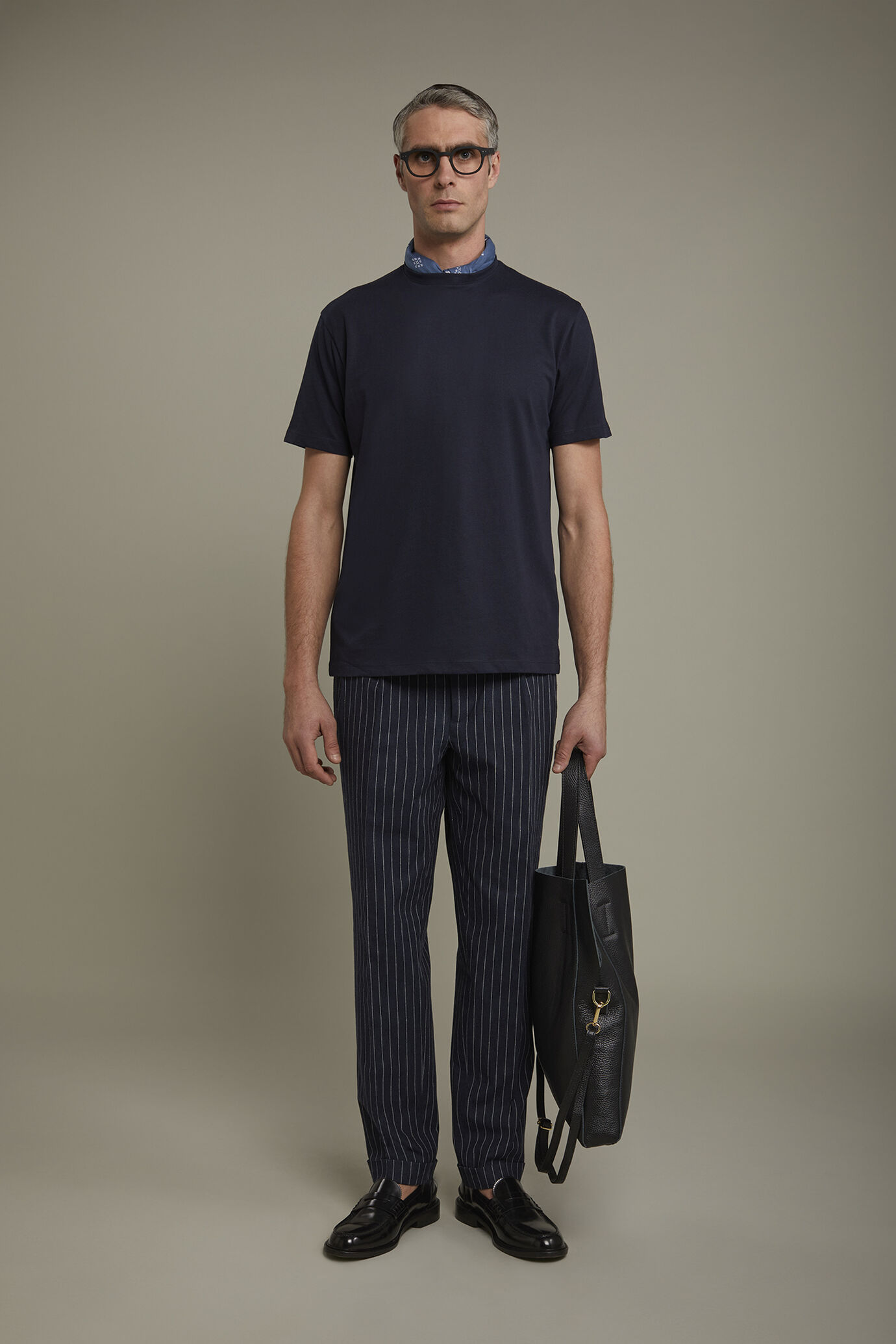 T-shirt uomo girocollo 100% cotone regular fit image number 0