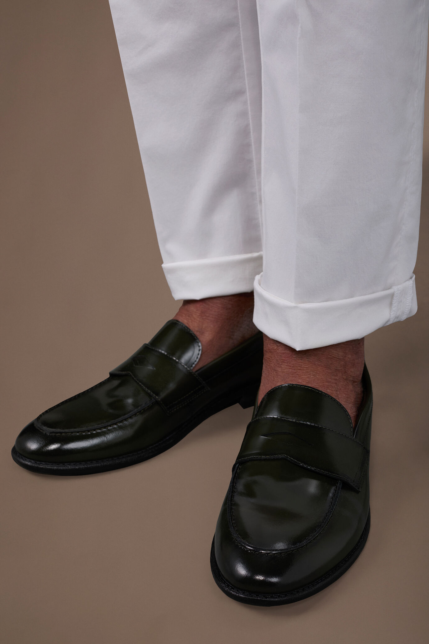 Mocassino classico 100% pelle abrasiva image number 0