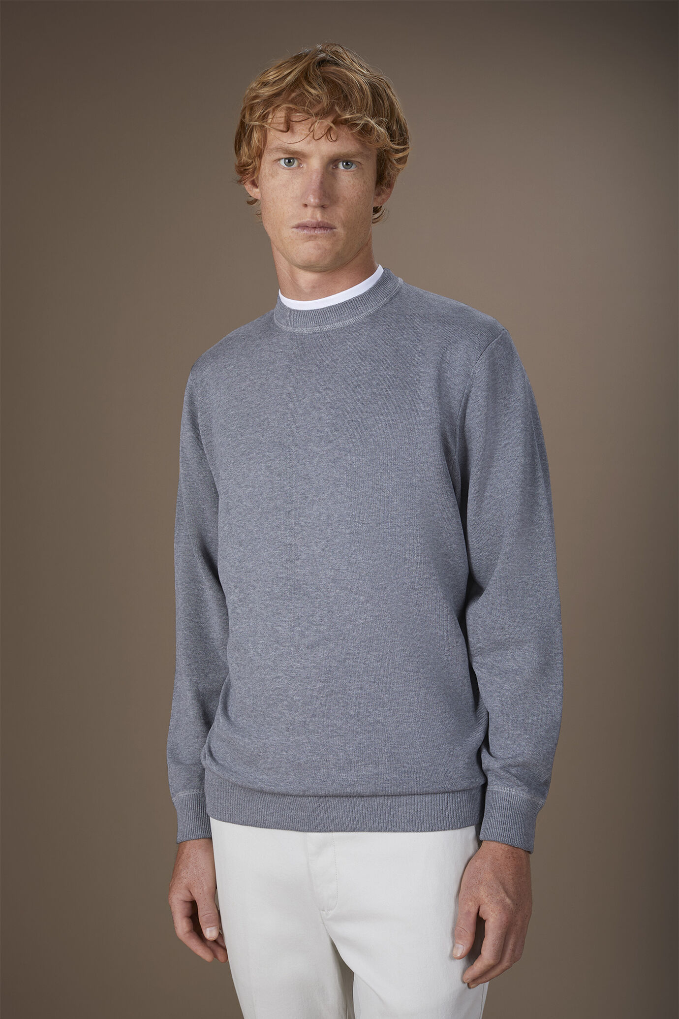 Maglia uomo girocollo 100% cotone regular fit