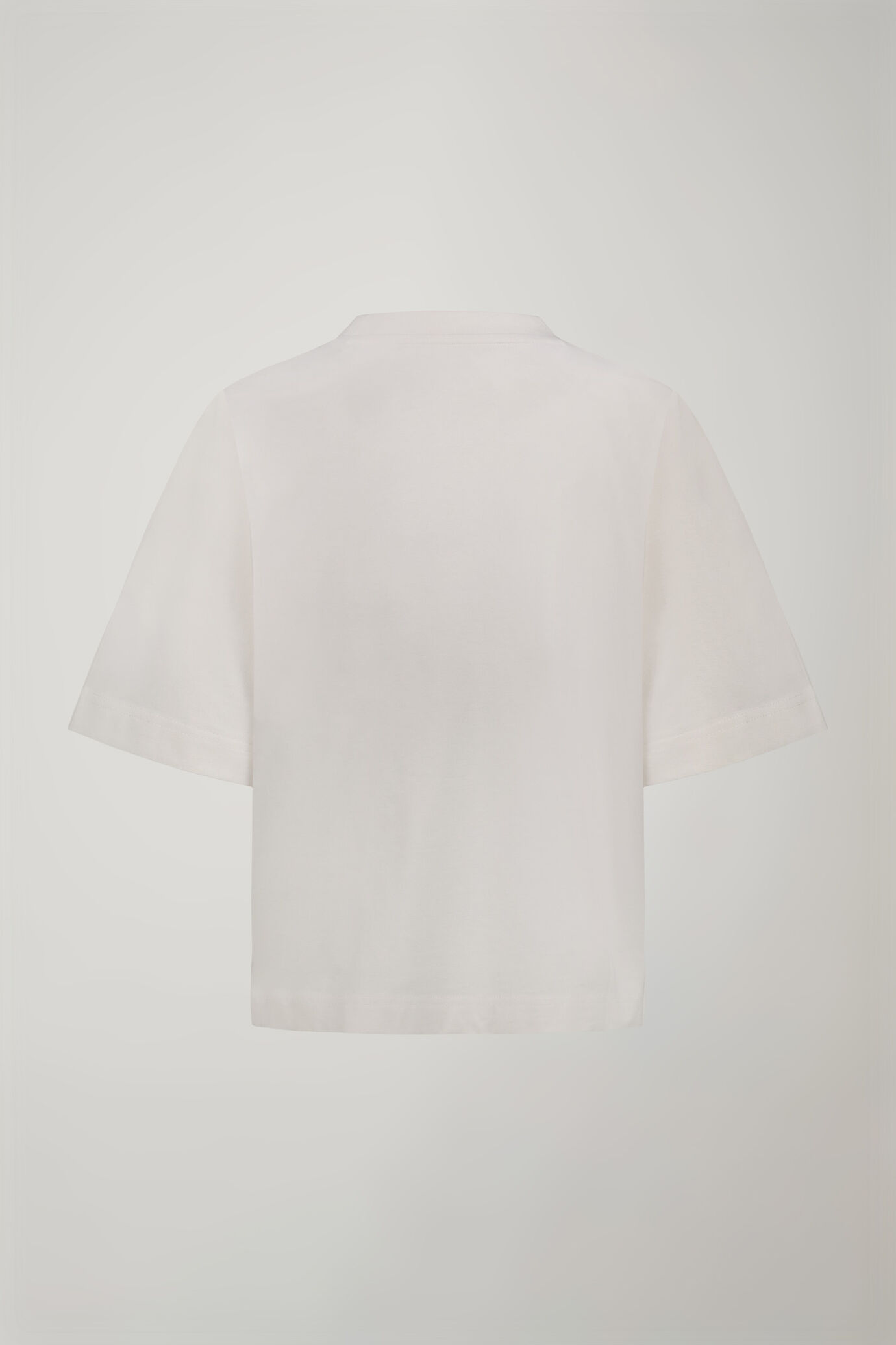 T-shirt femme &agrave; col rond 100&nbsp;% coton coupe r&eacute;guli&egrave;re image number 6