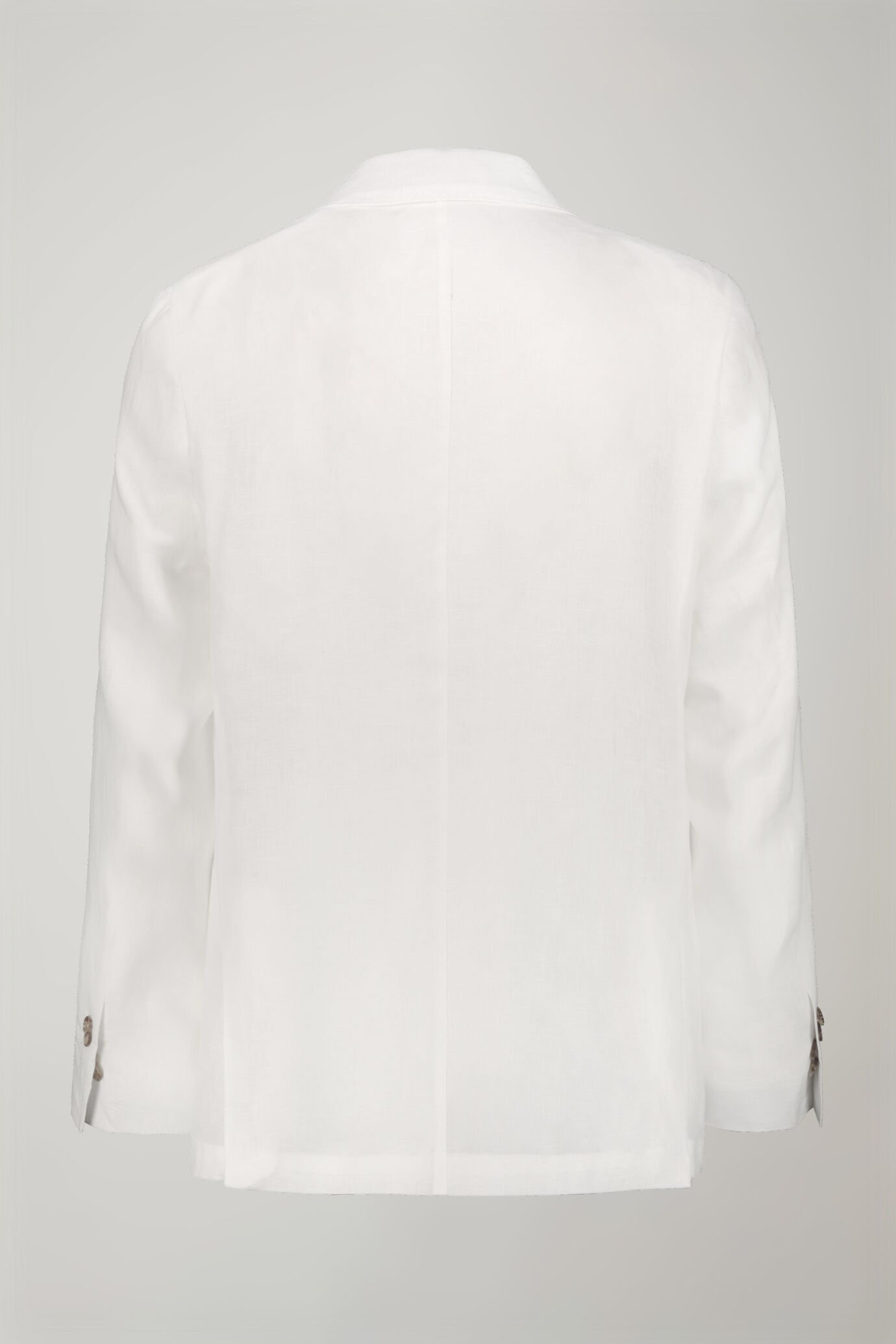 Abito uomo monopetto 100% lino regular fit image number 5